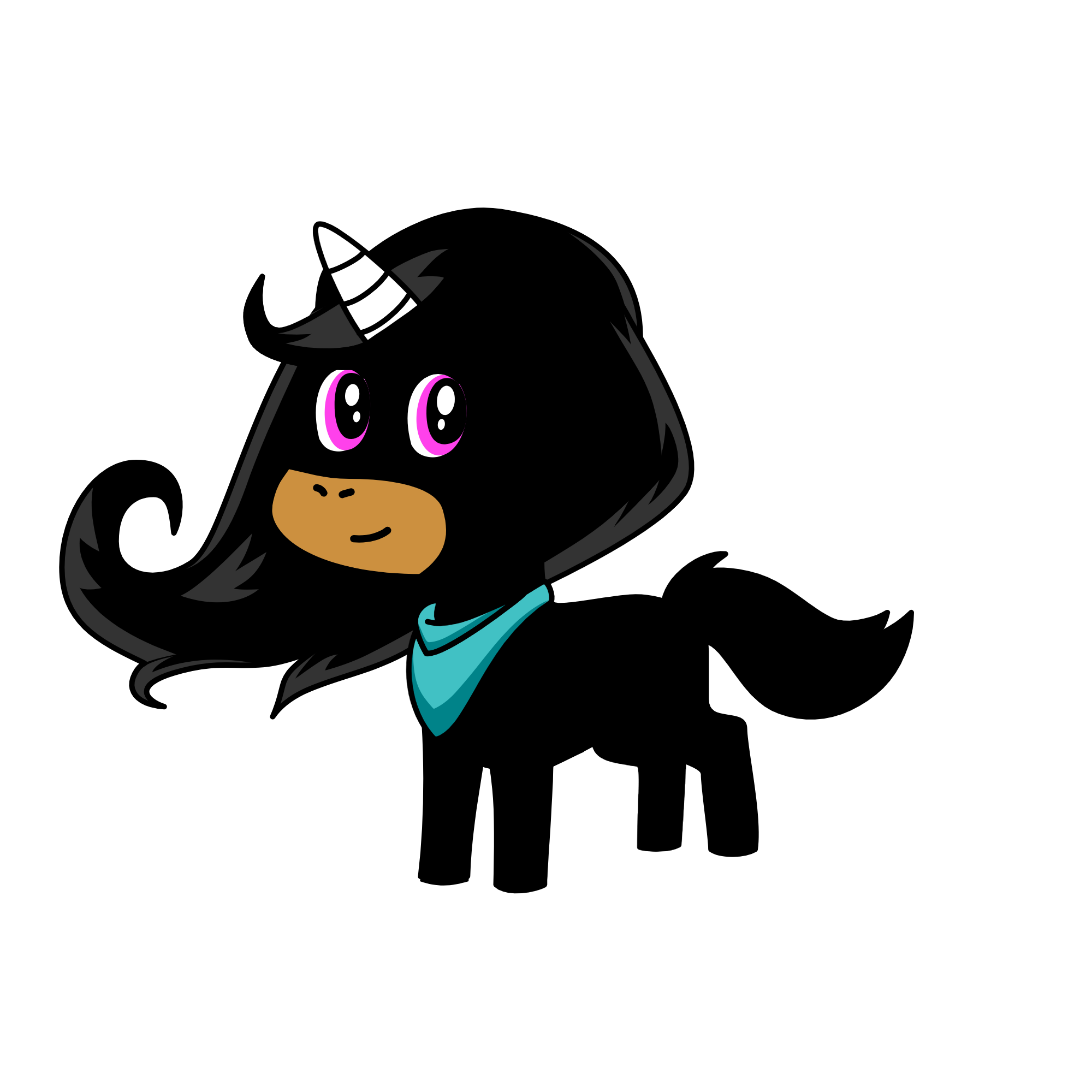 Vampirina, the unicorn