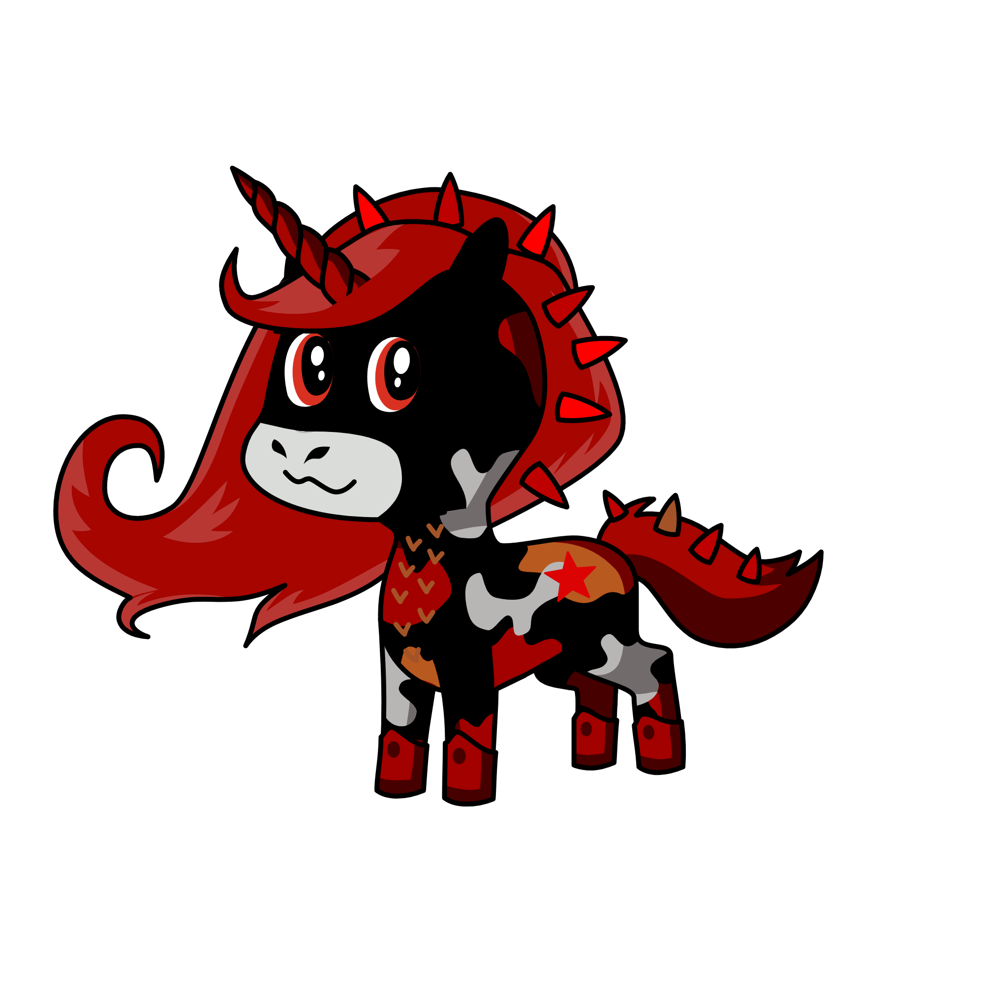 Pony Period Shit, the unicorn