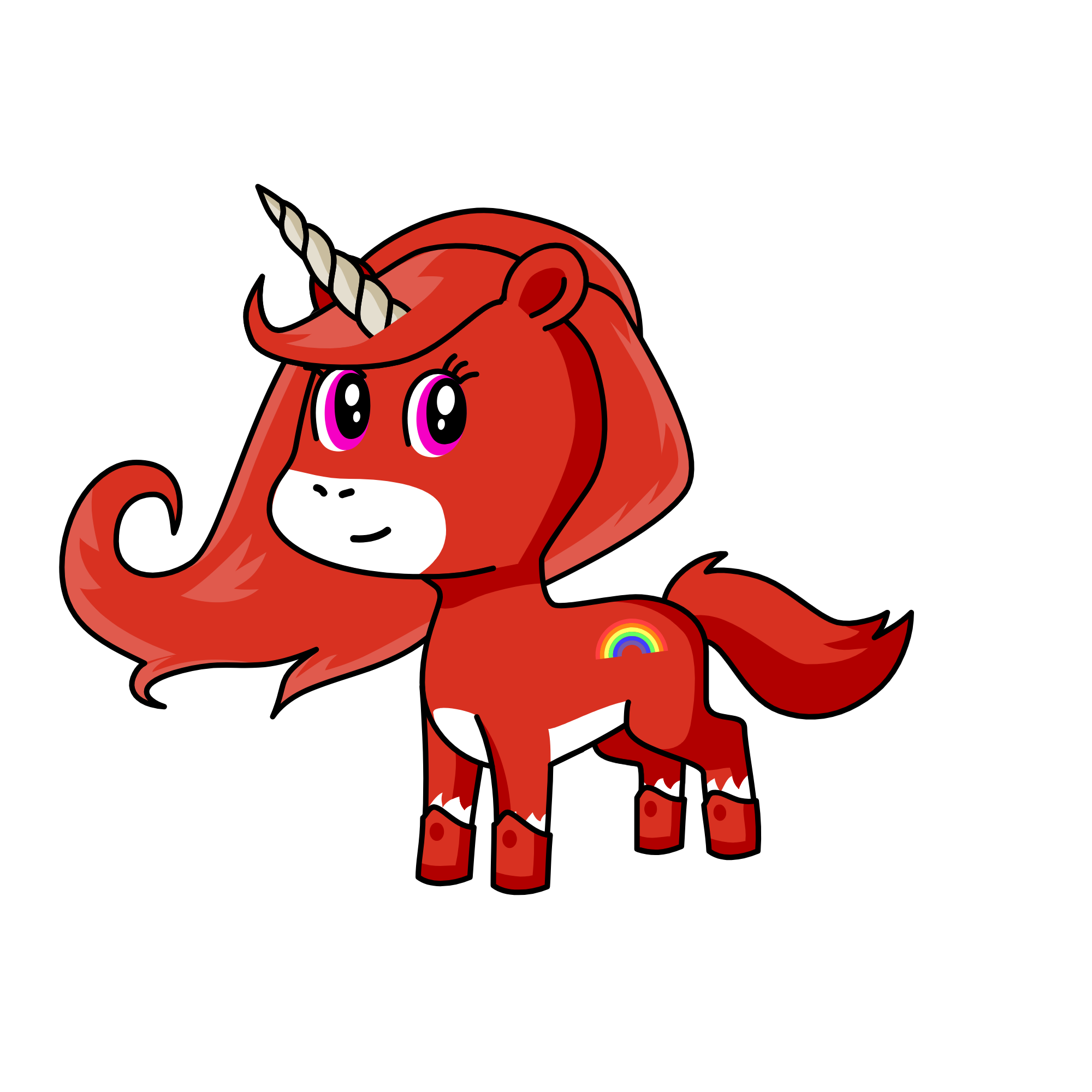 Ms red blood cell, the unicorn
