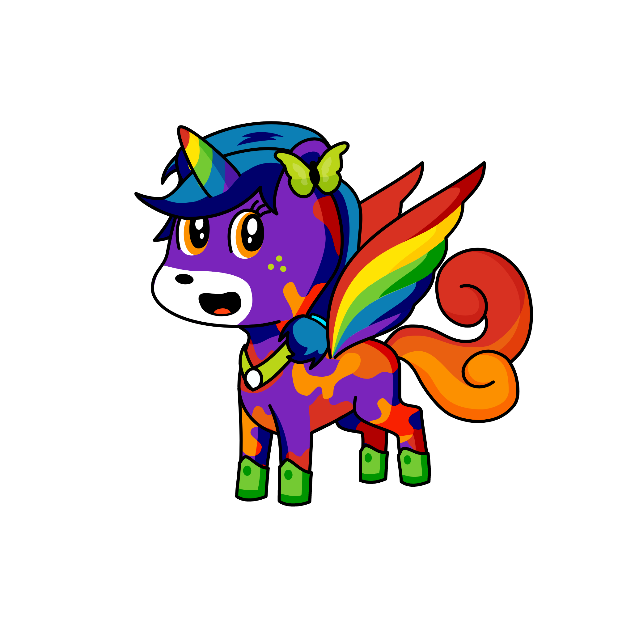 rainbunicorn, the unicorn