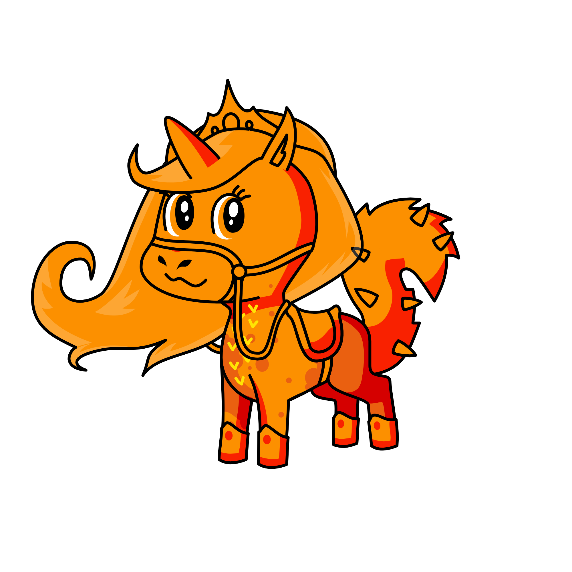 b, the unicorn