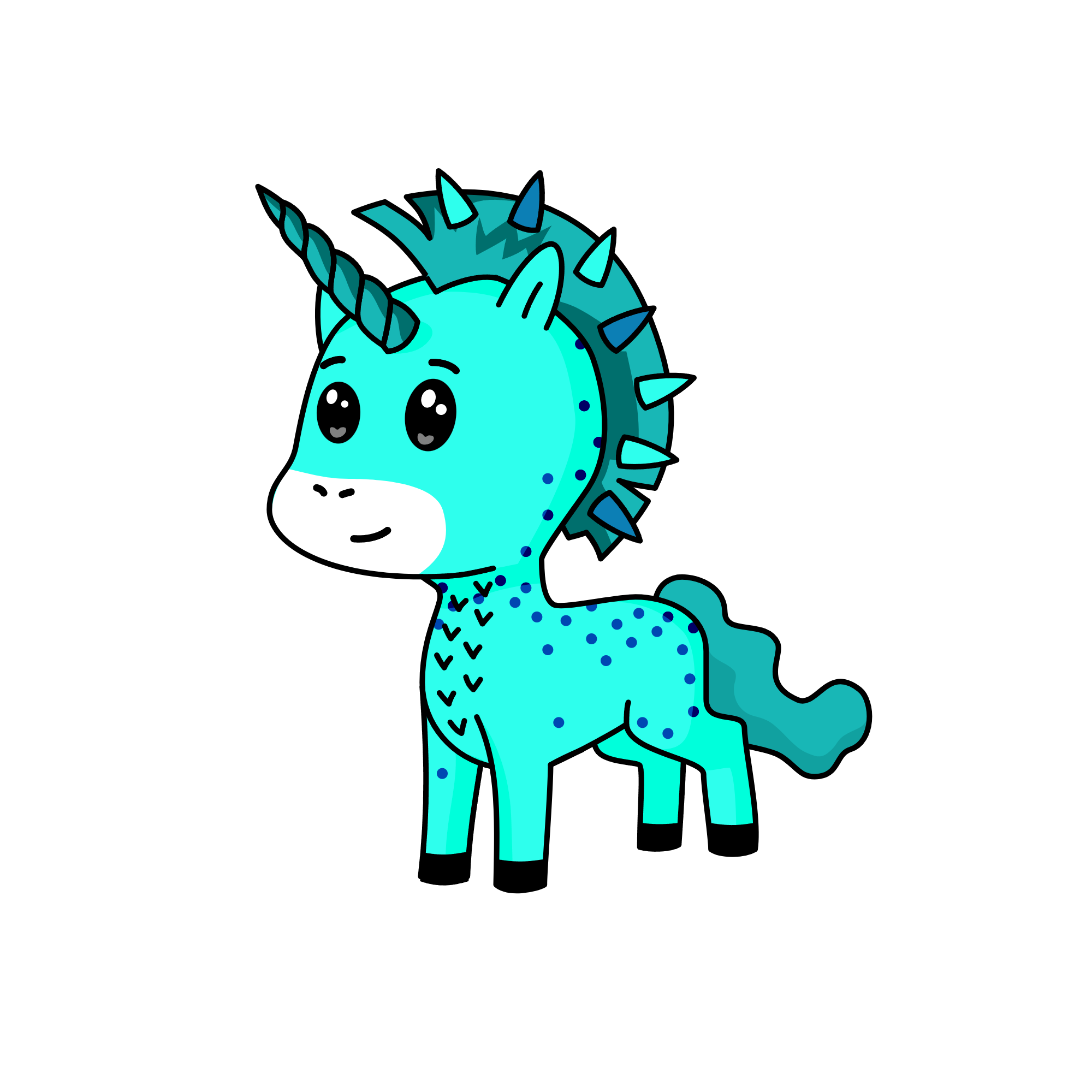 Icicle, the unicorn