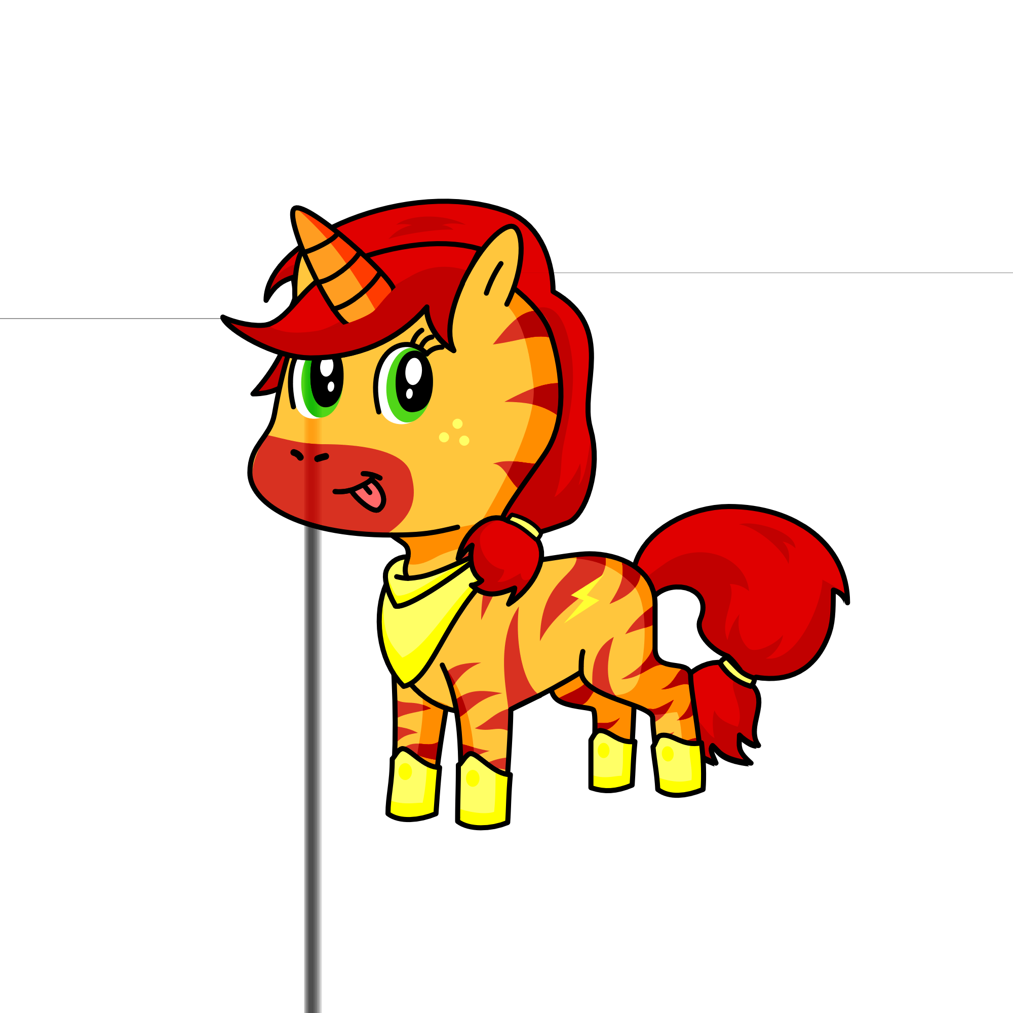 Sienna, the unicorn