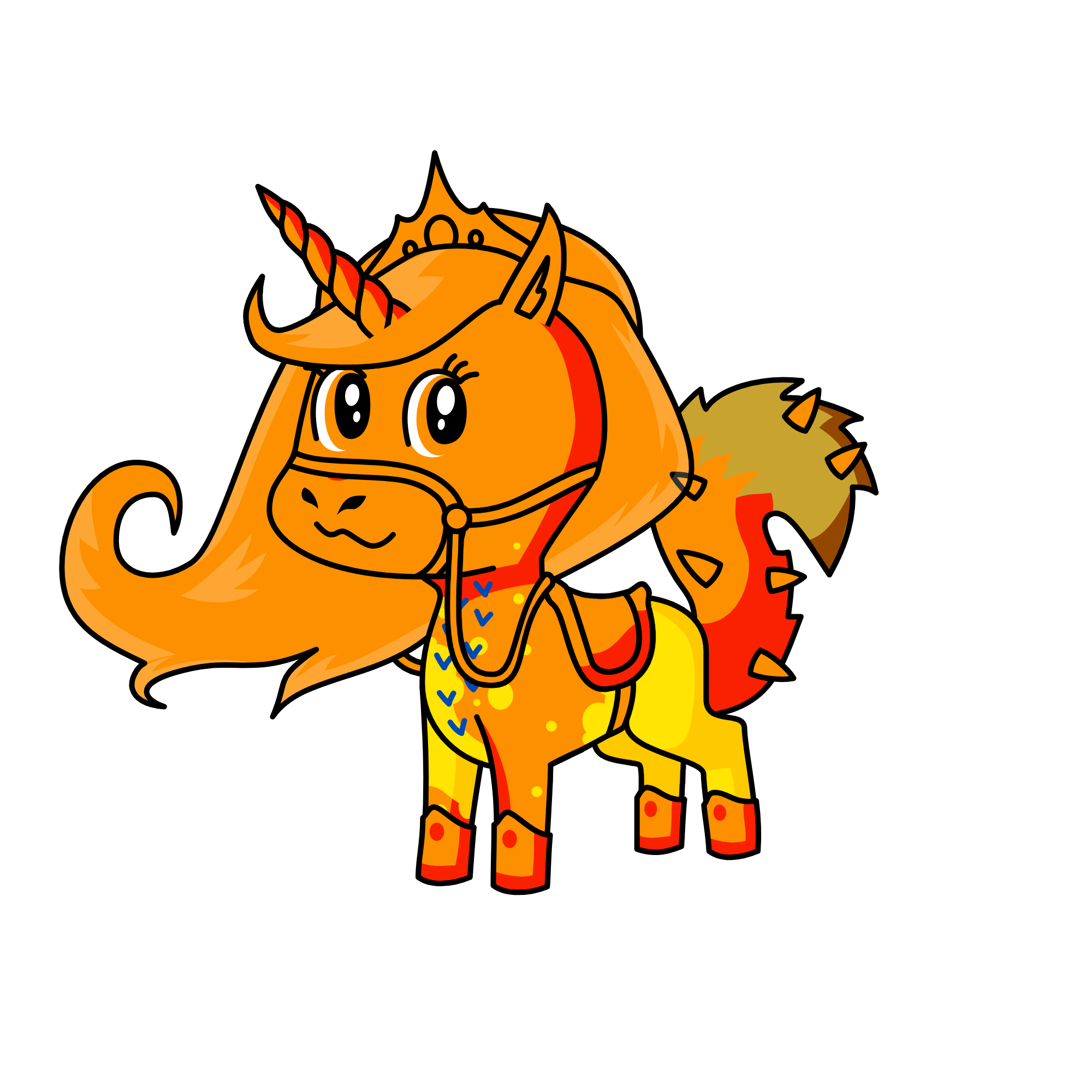 B, the unicorn