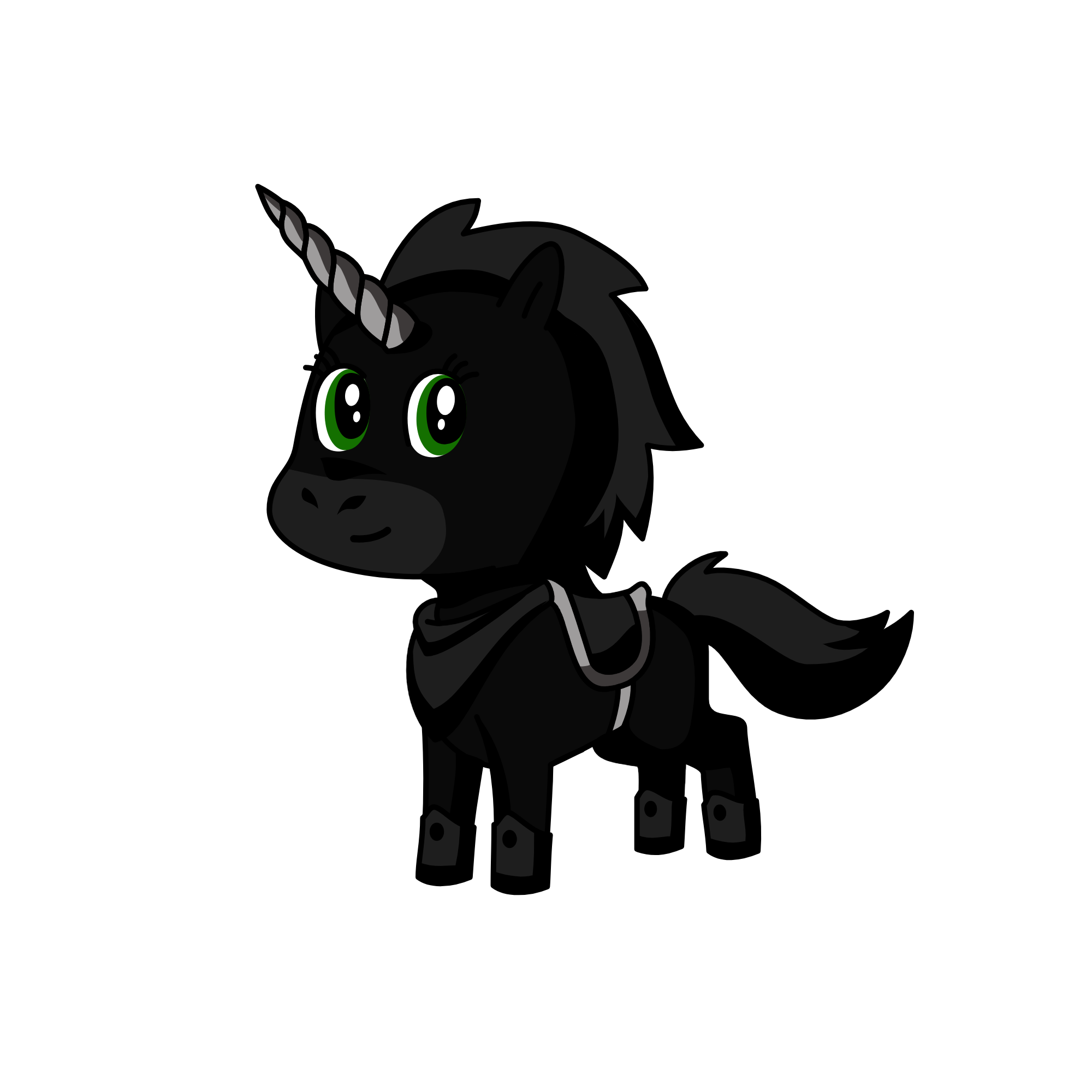 Dusk, the unicorn