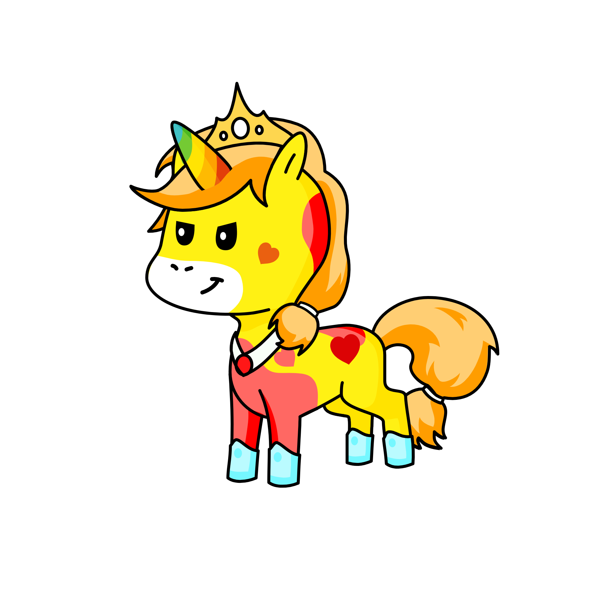 Queen Bee, the unicorn