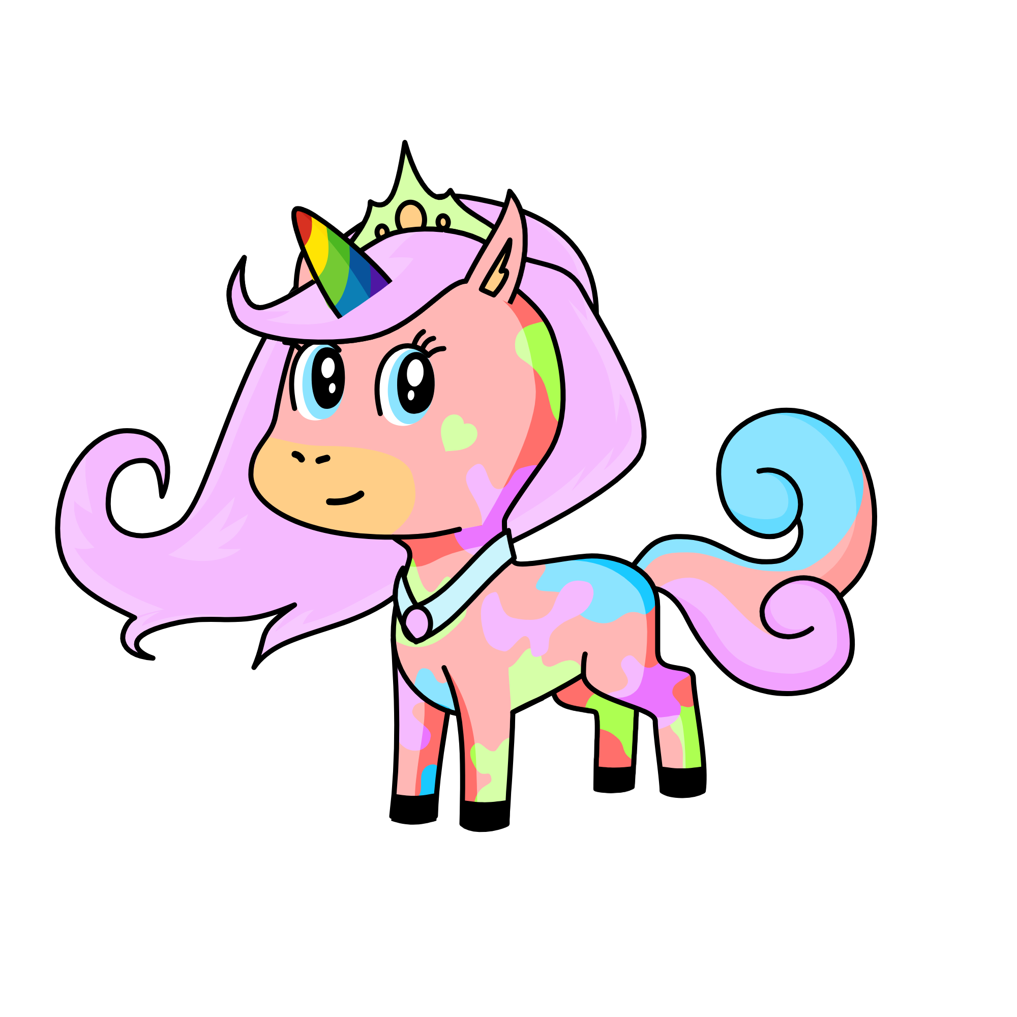 Sparkle , the unicorn