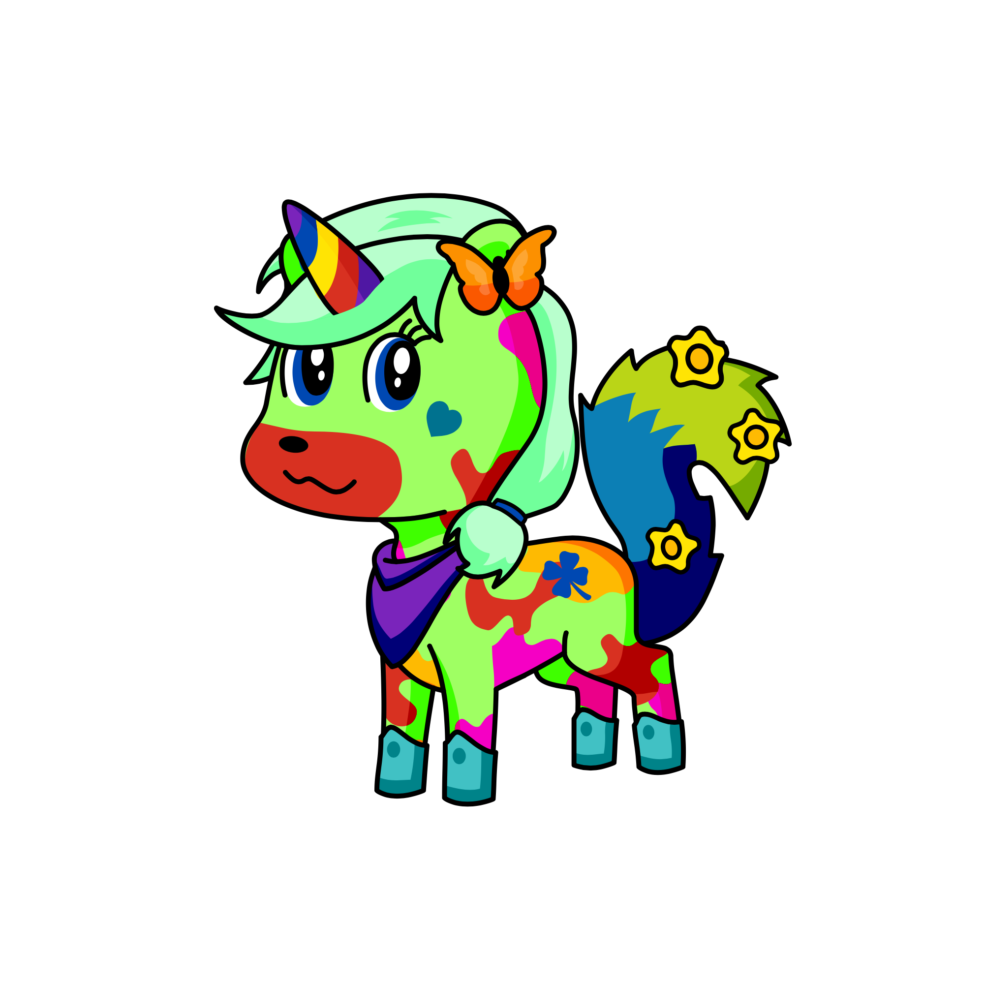 Lucky, the unicorn