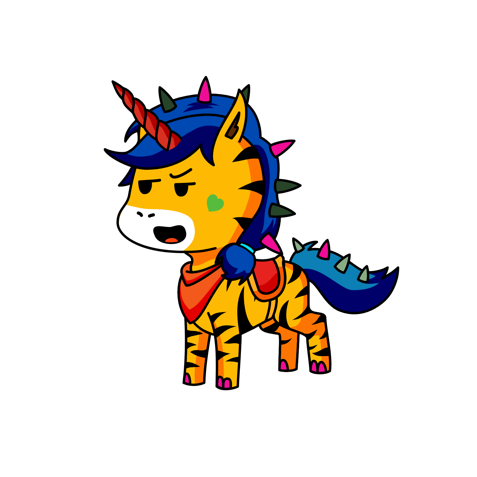 Tigercorn, the unicorn