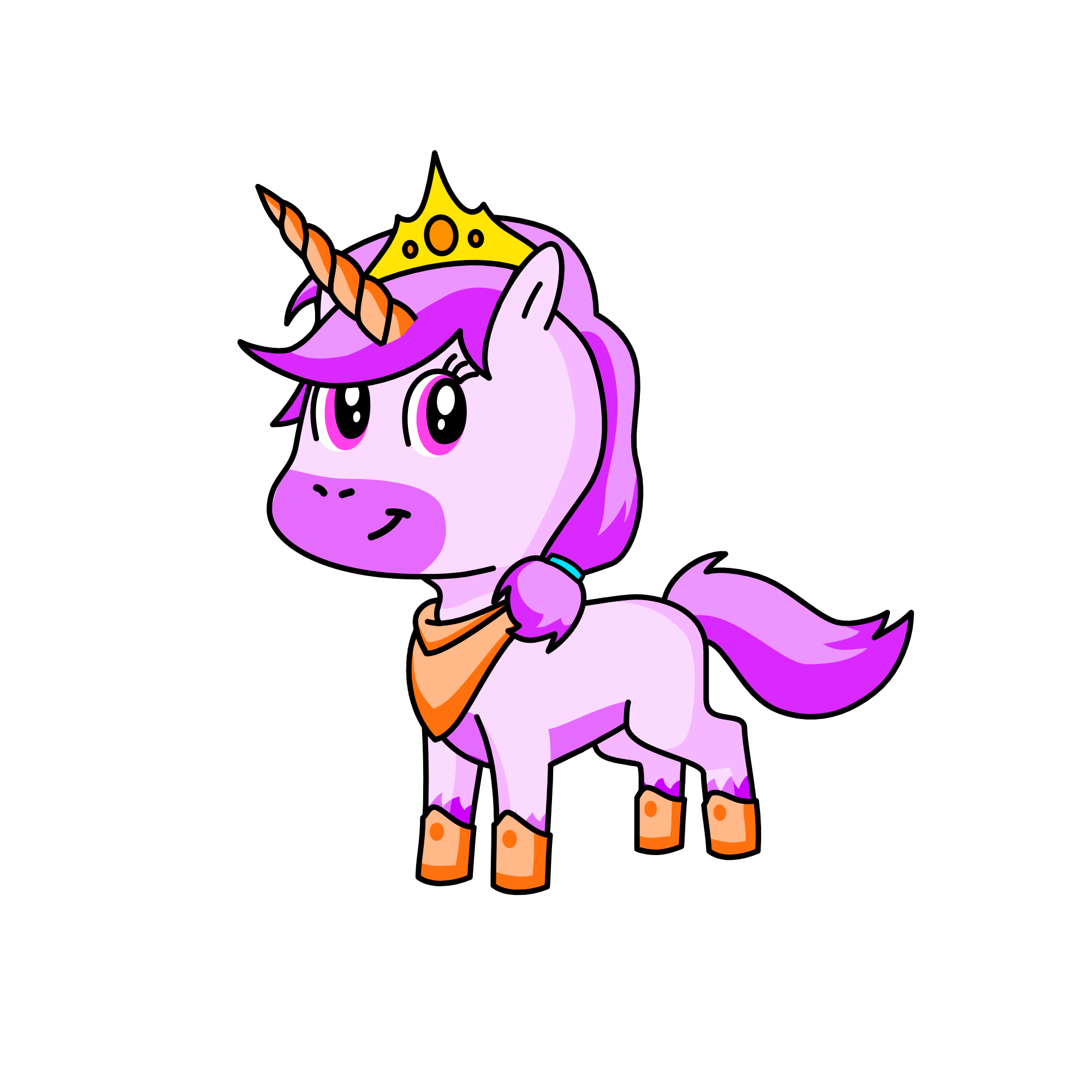 Shiny, the unicorn