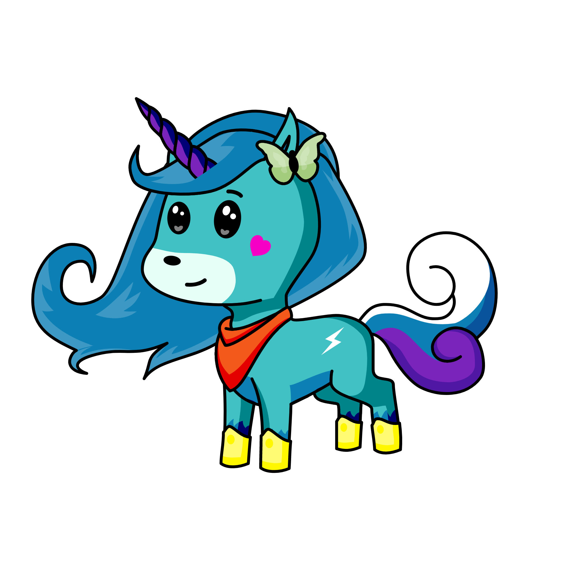 Midnight Luner, the unicorn