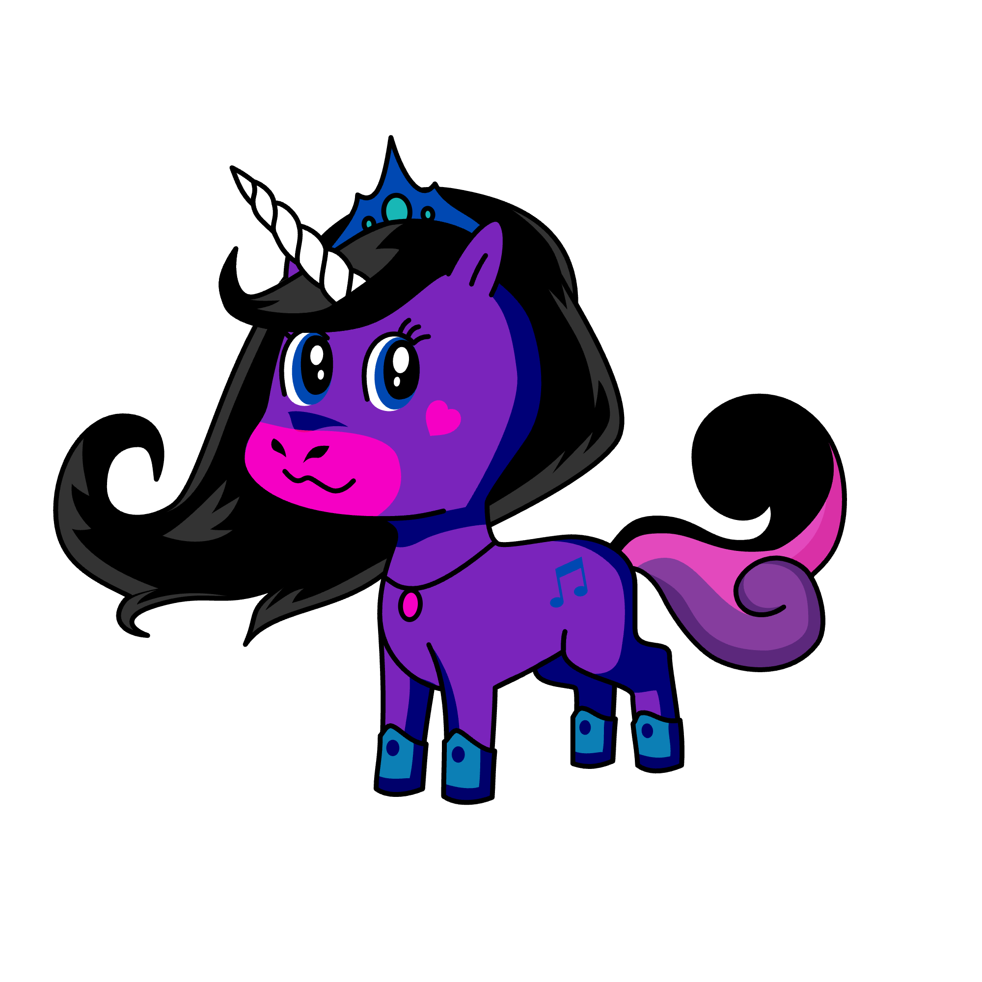 Night 🌙 , the unicorn