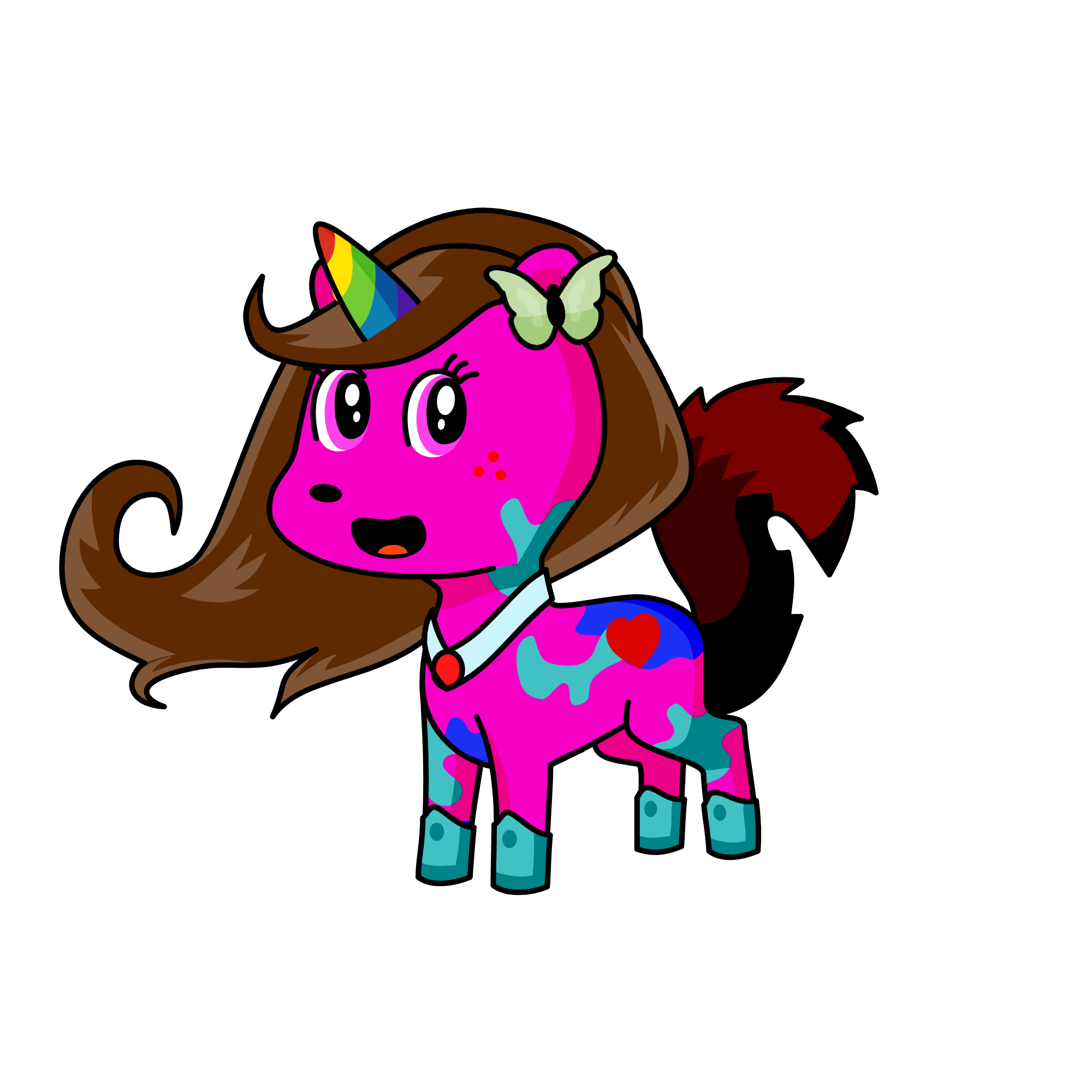 Mamma123, the unicorn