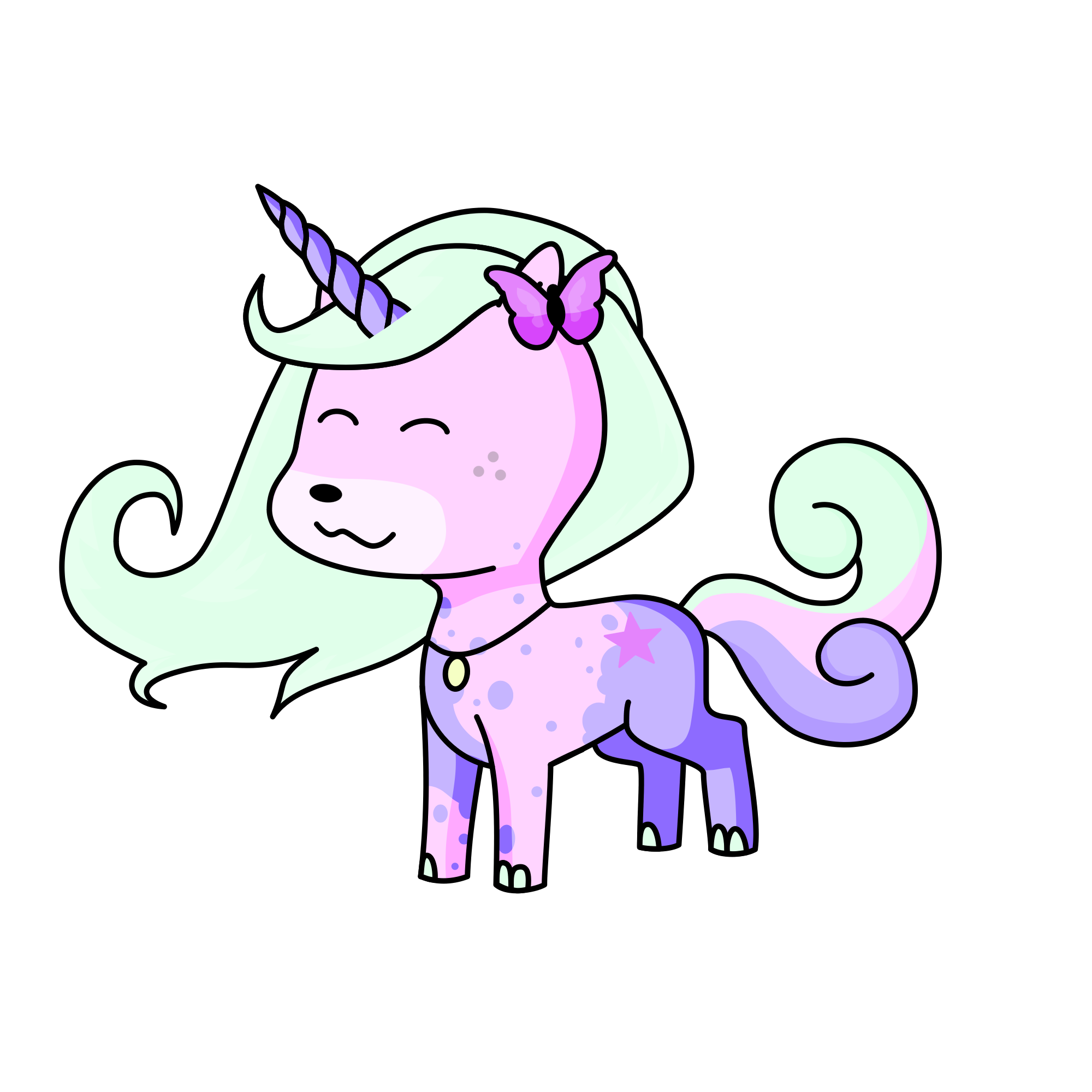 Bow ray, the unicorn