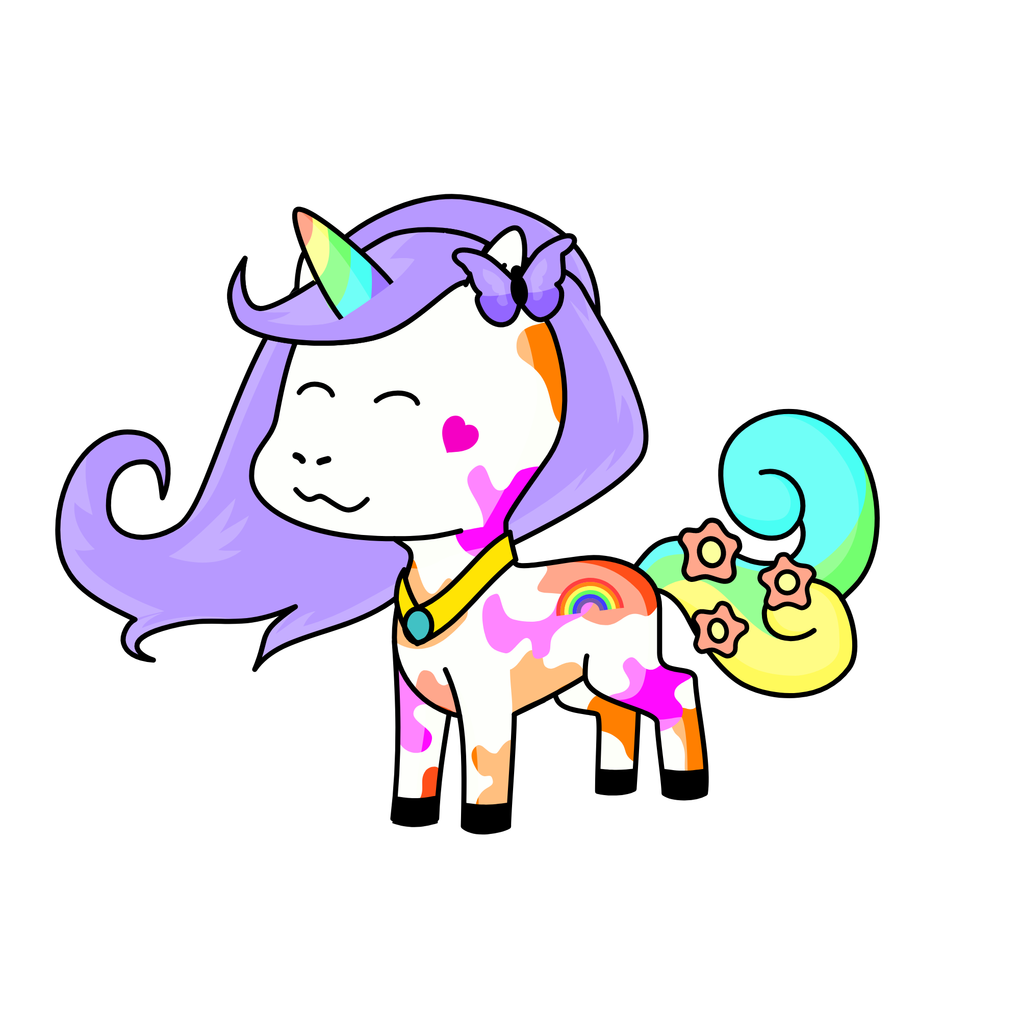 Skylette, the unicorn