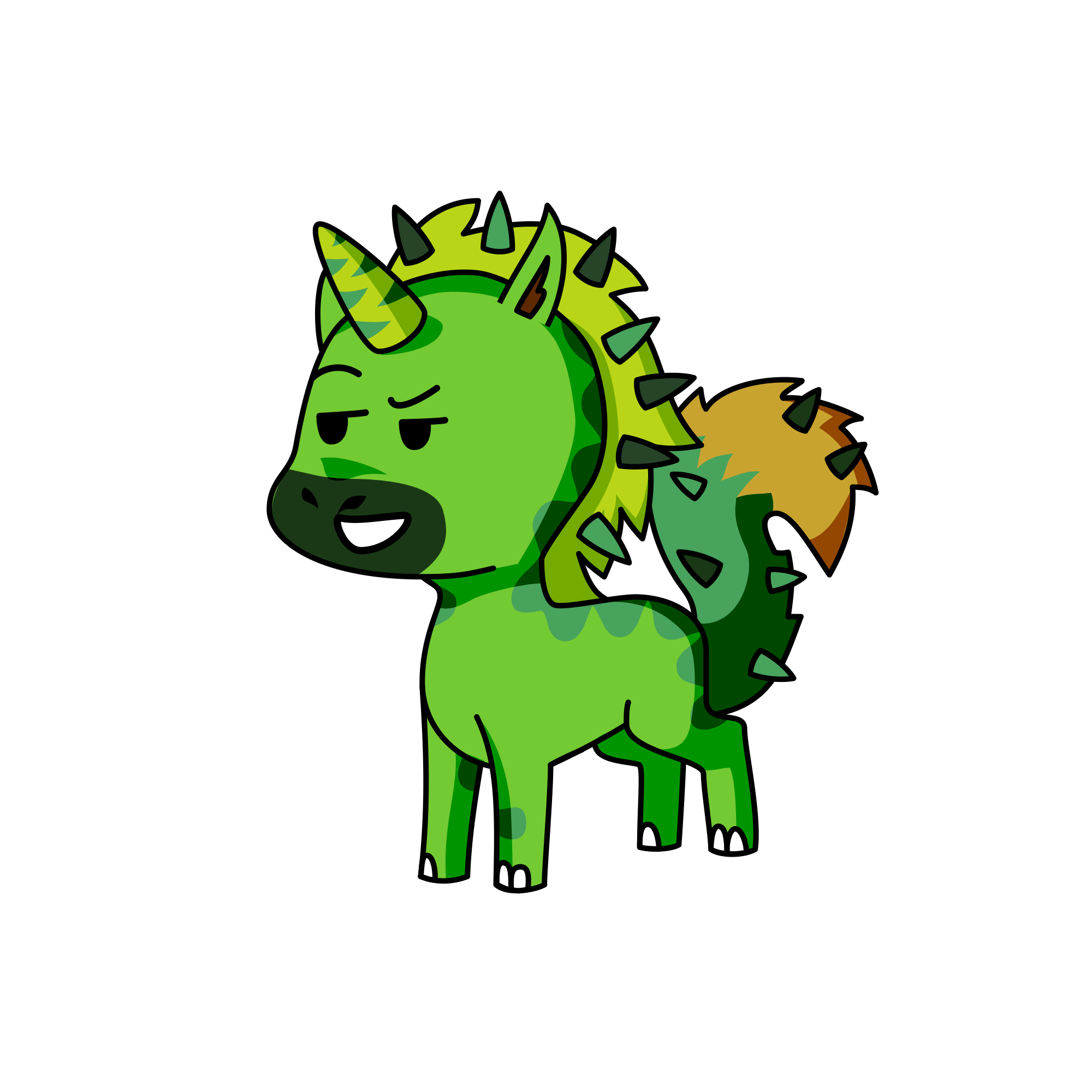 Dino, the unicorn