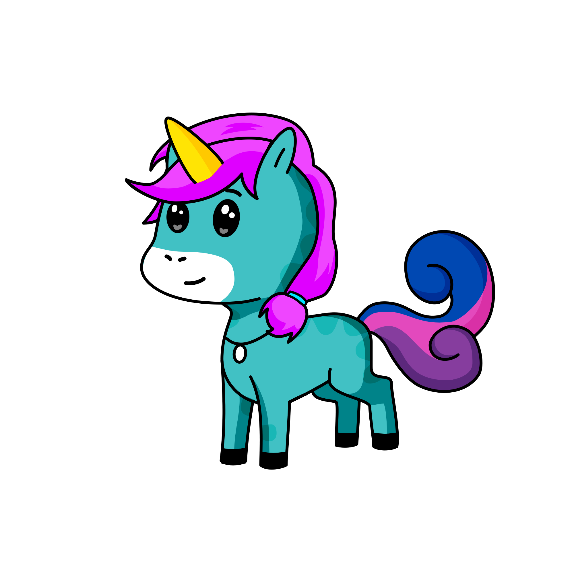 Nerdy, the unicorn