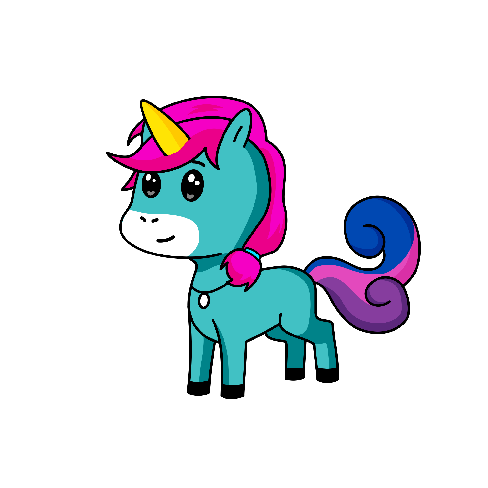 Nerdy, the unicorn