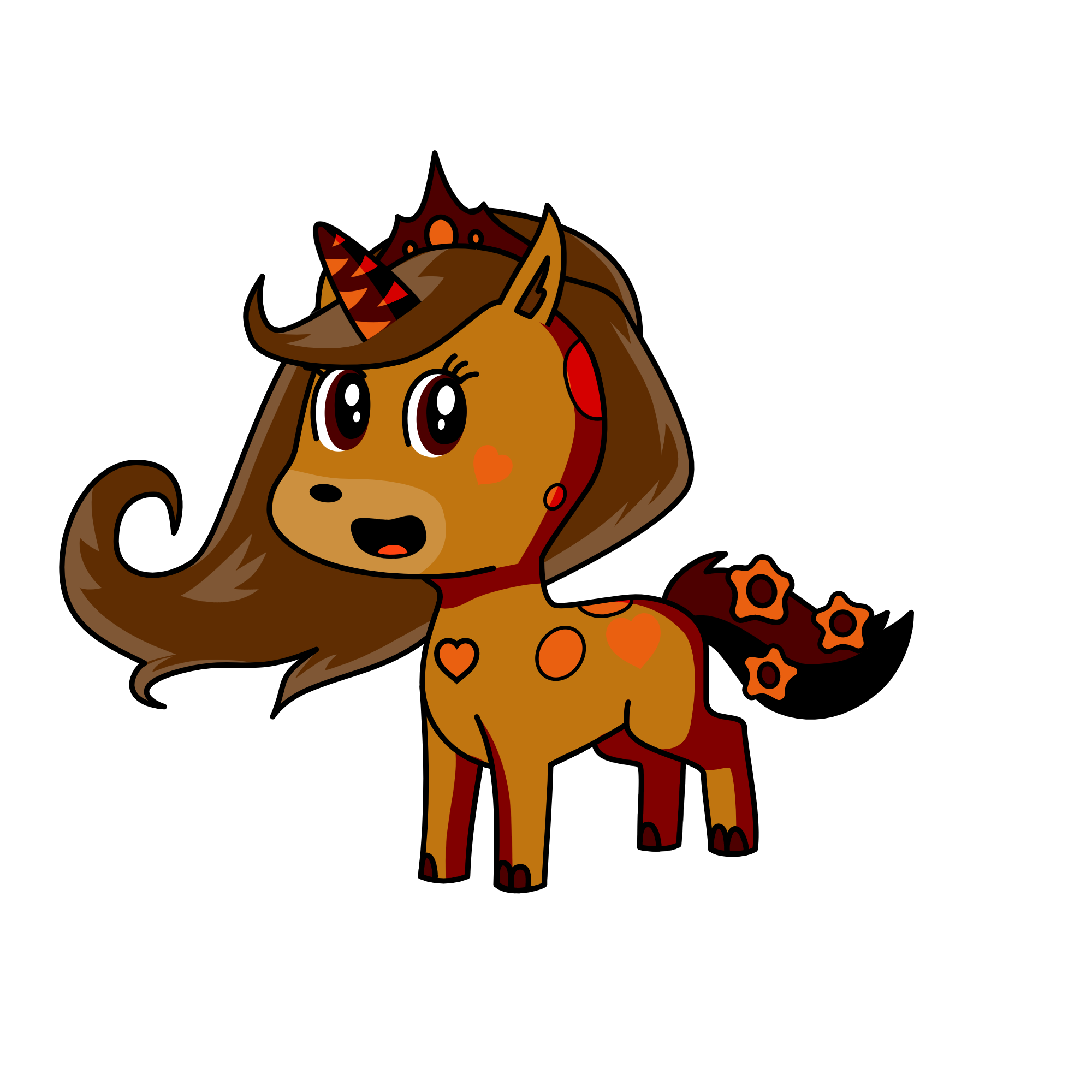 Brownie, the unicorn