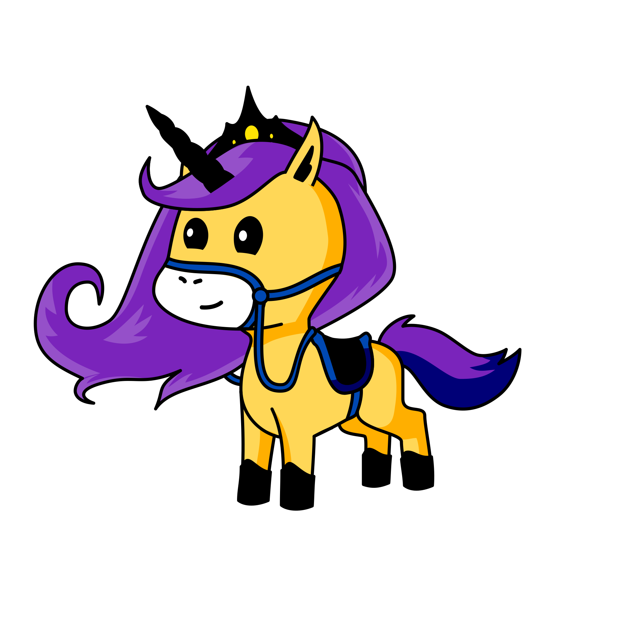 Raven Qween, the unicorn