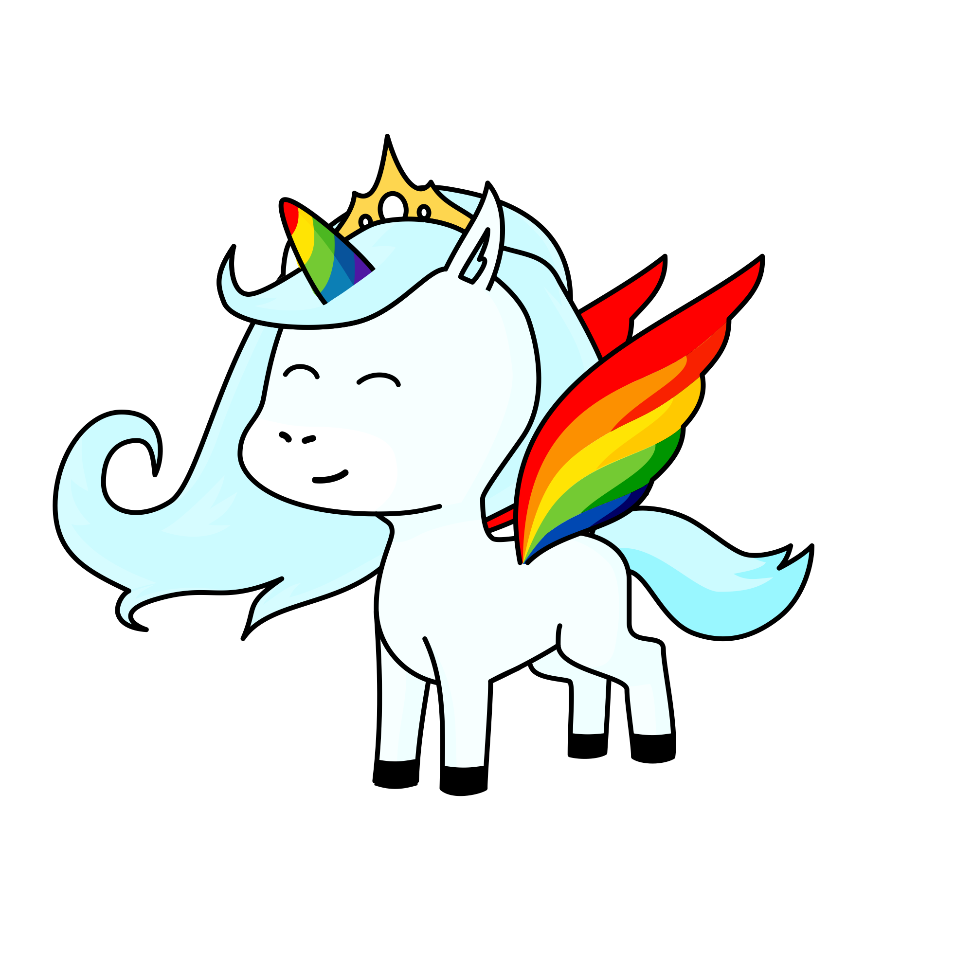 cloud puff, the unicorn