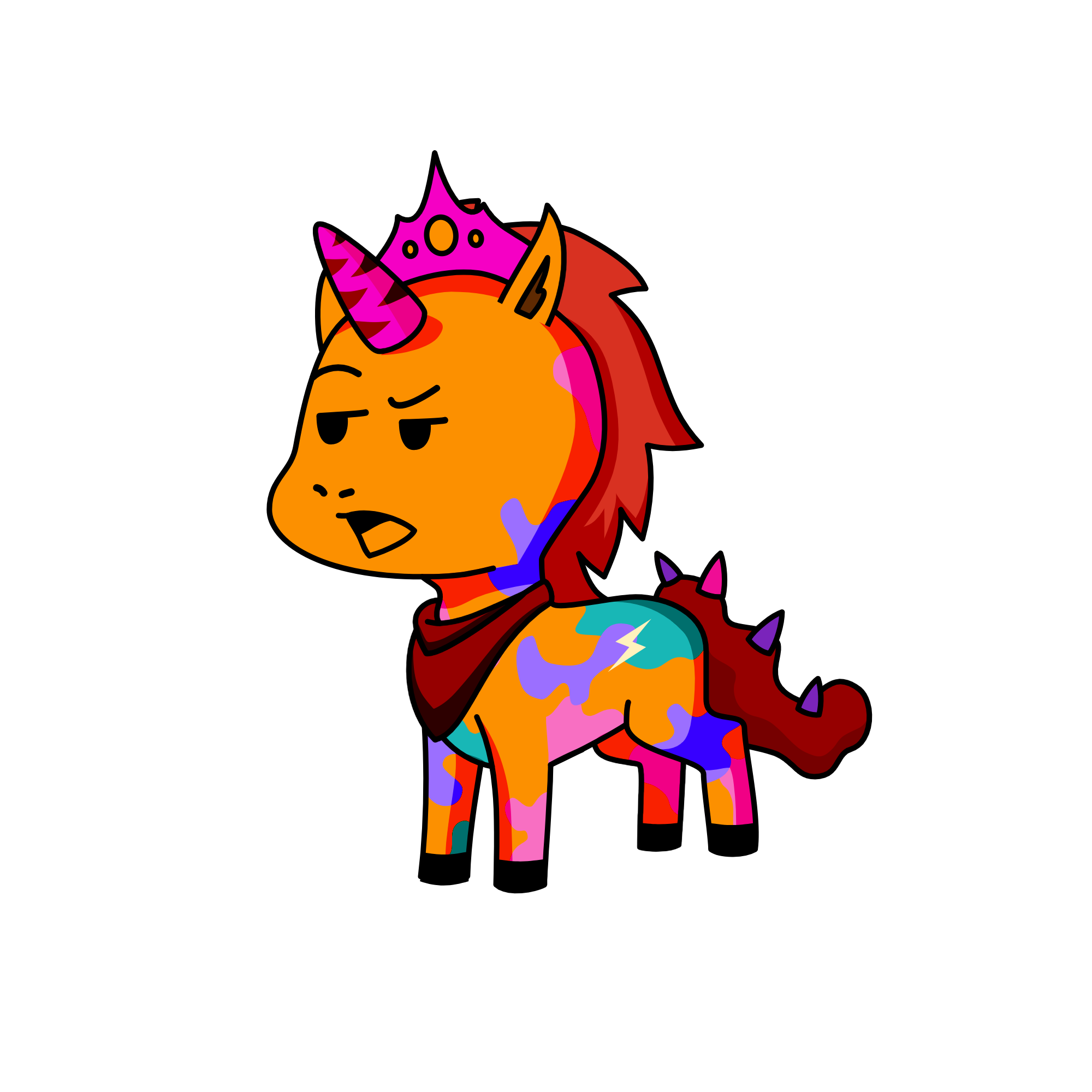 CG, the unicorn