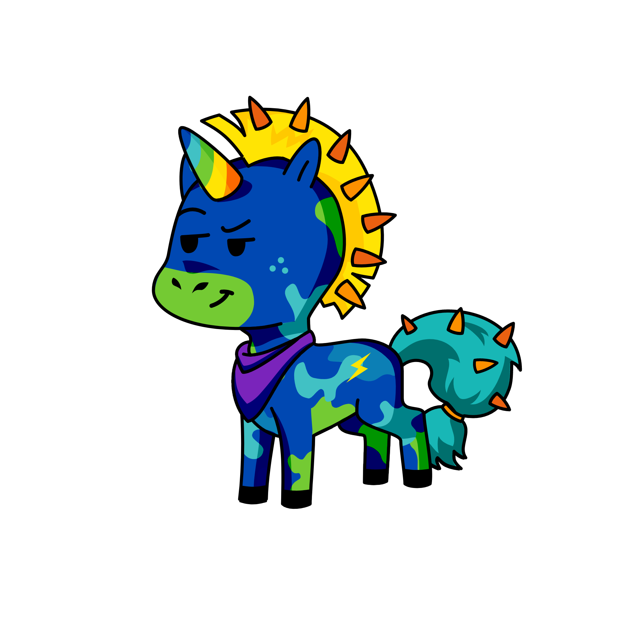 franklin, the unicorn