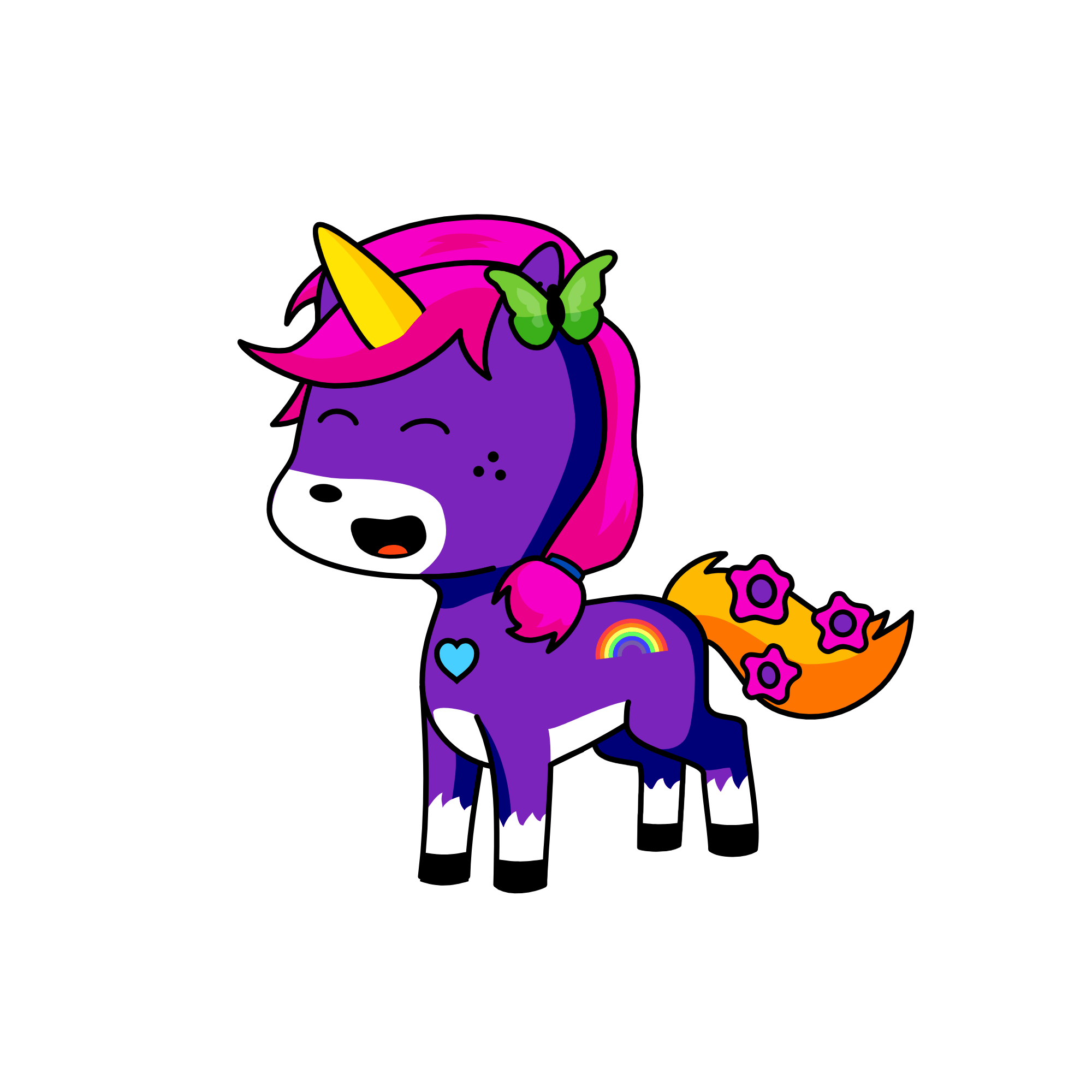 laly, the unicorn