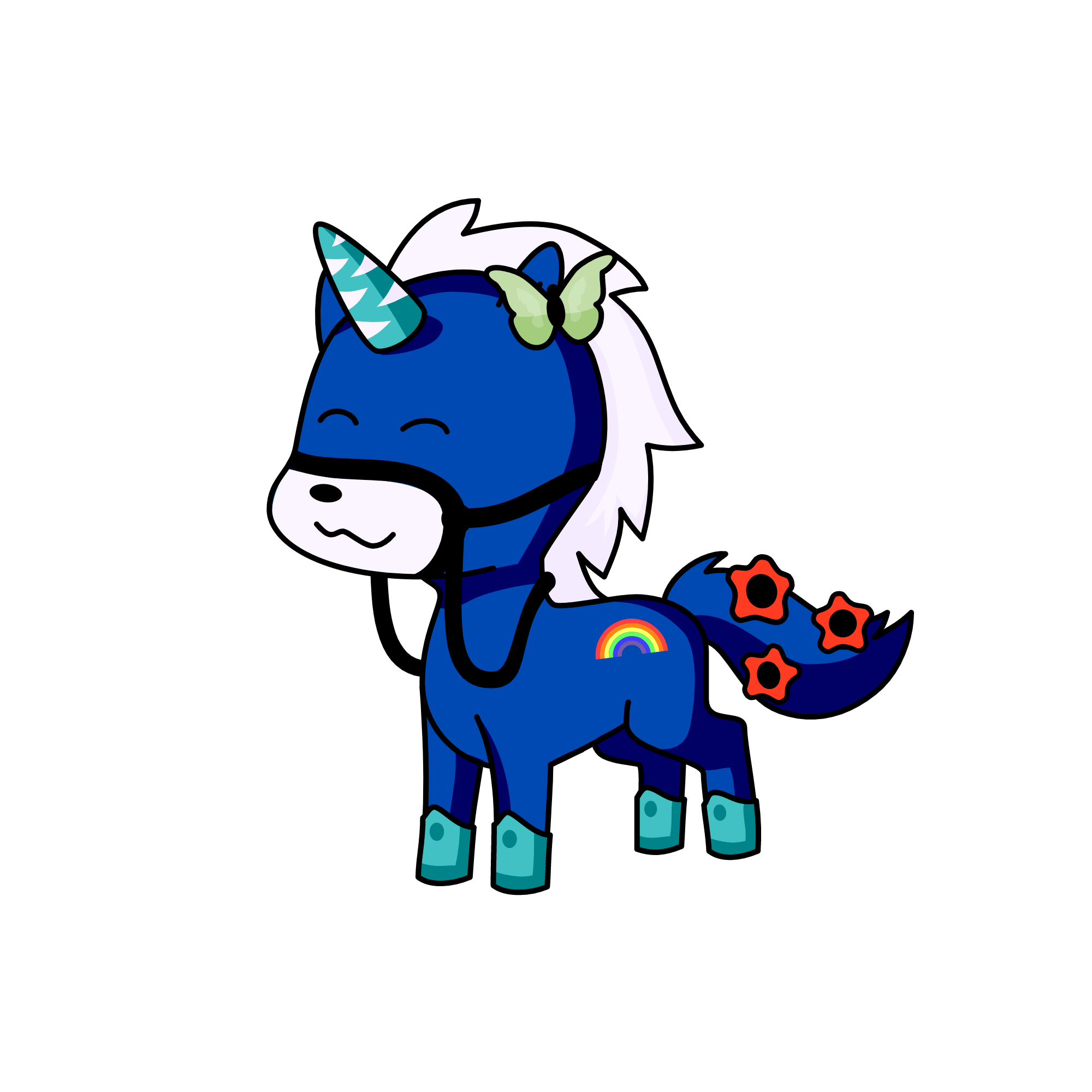 cloudy, the unicorn
