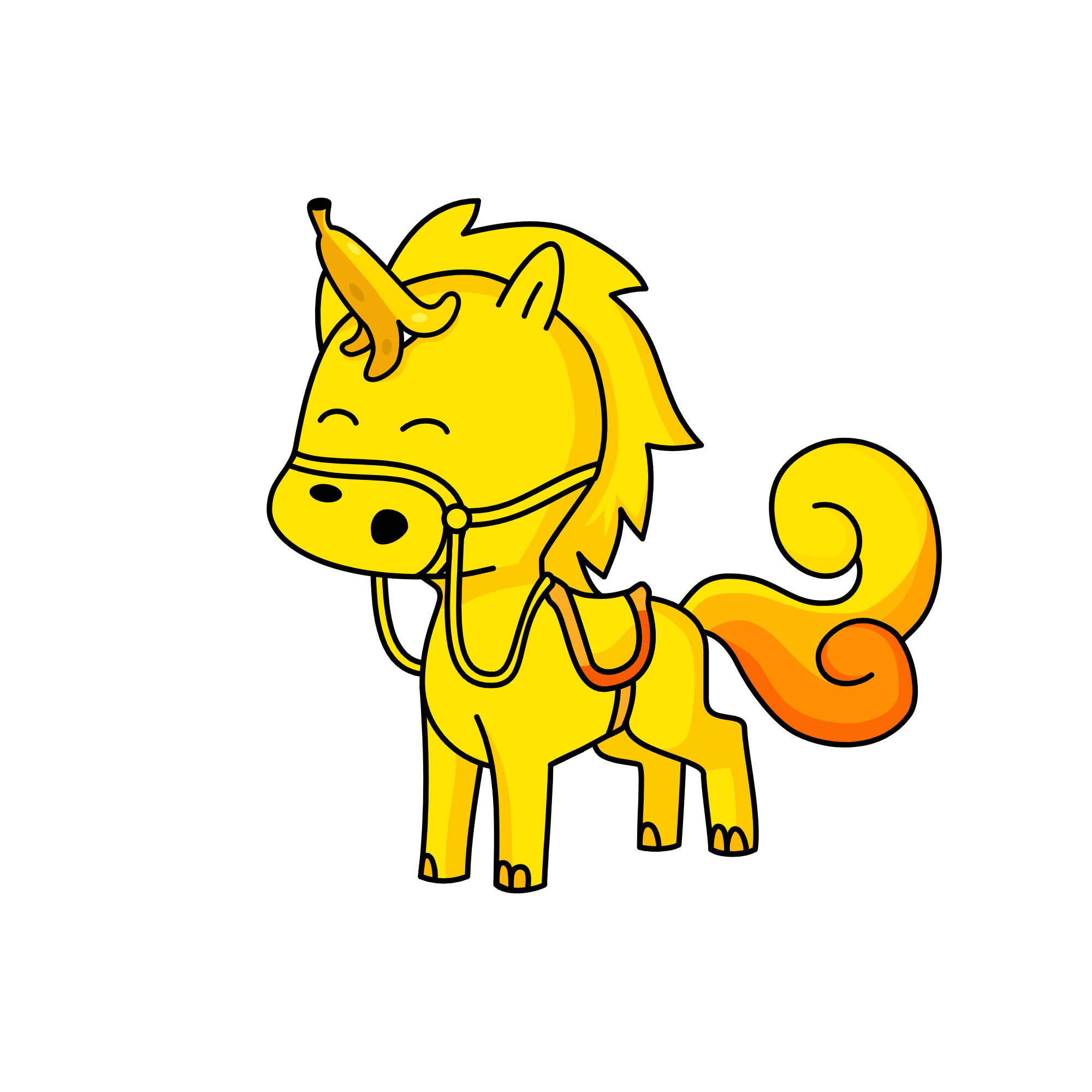 Banana, the unicorn