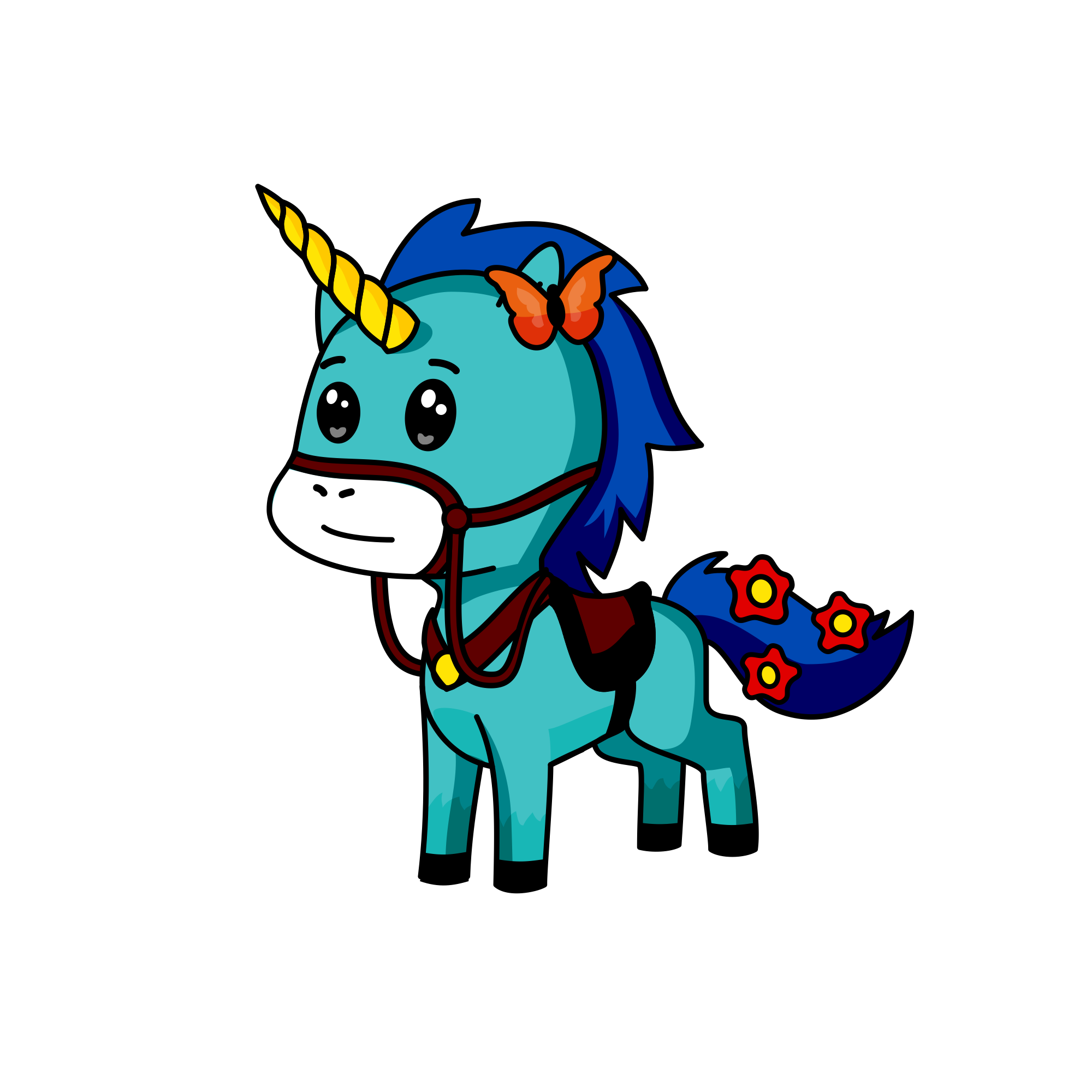 Tango, the unicorn