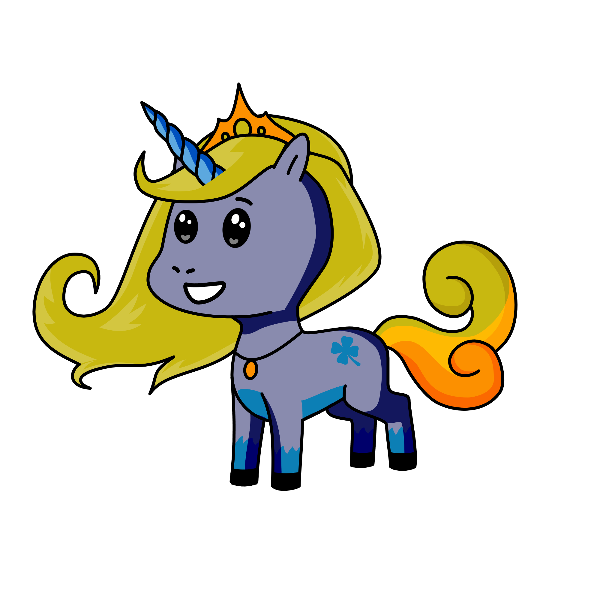 Delfi, the unicorn