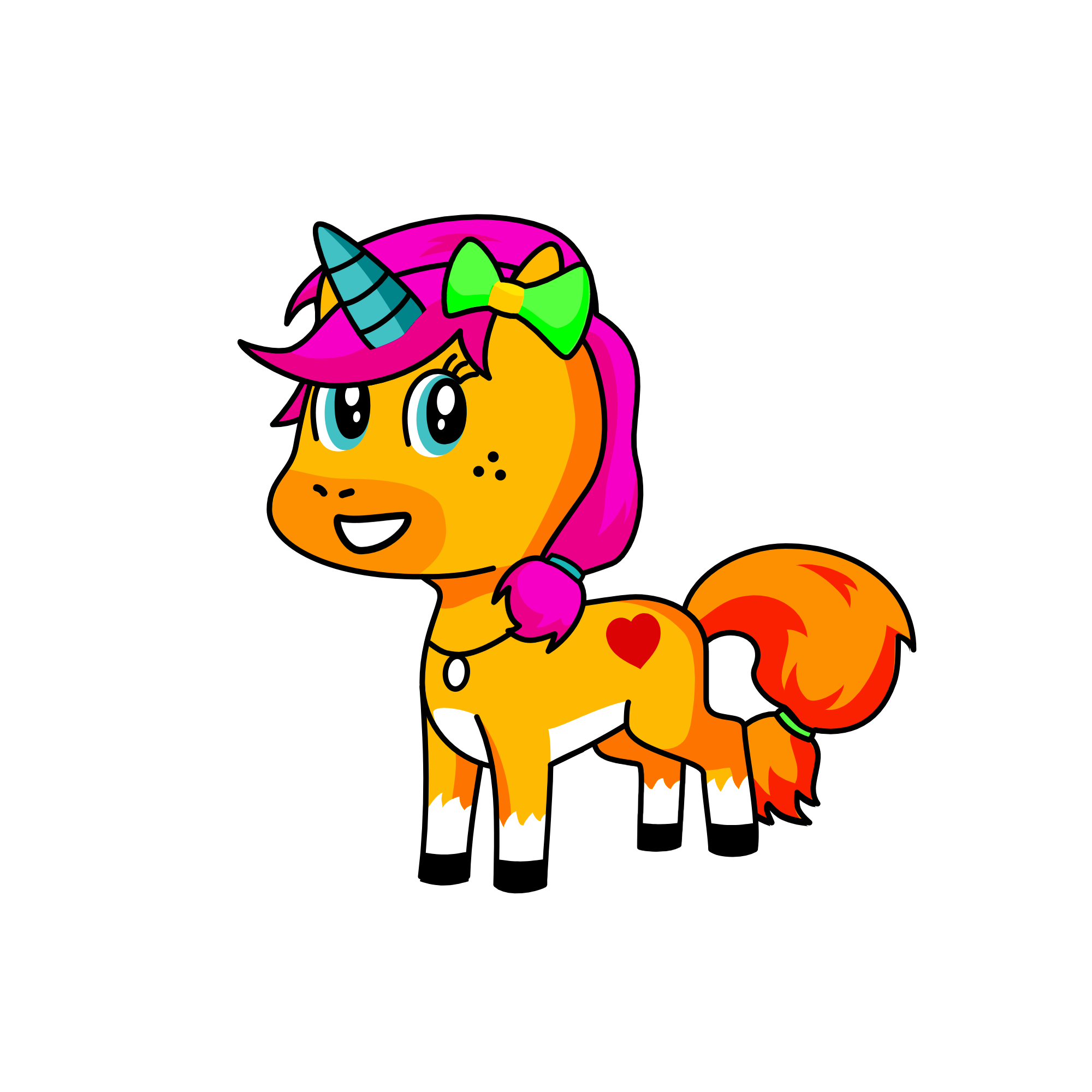 Pretty, the unicorn