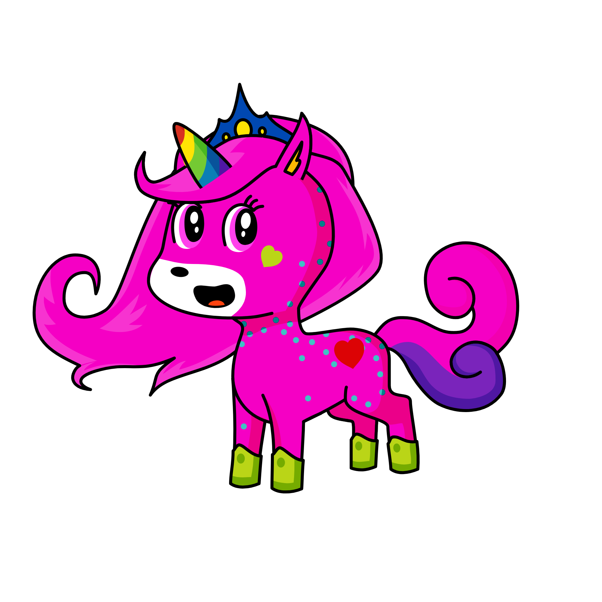 pinky, the unicorn
