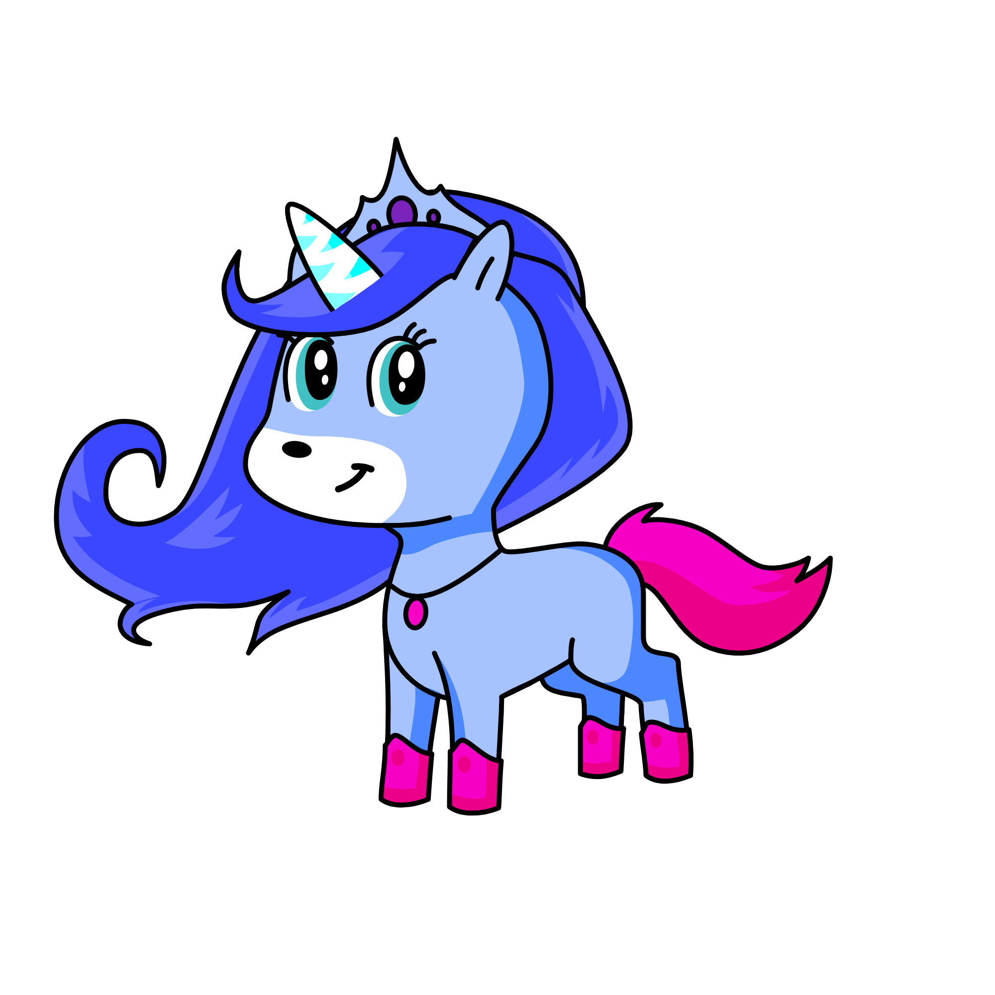 night sky, the unicorn
