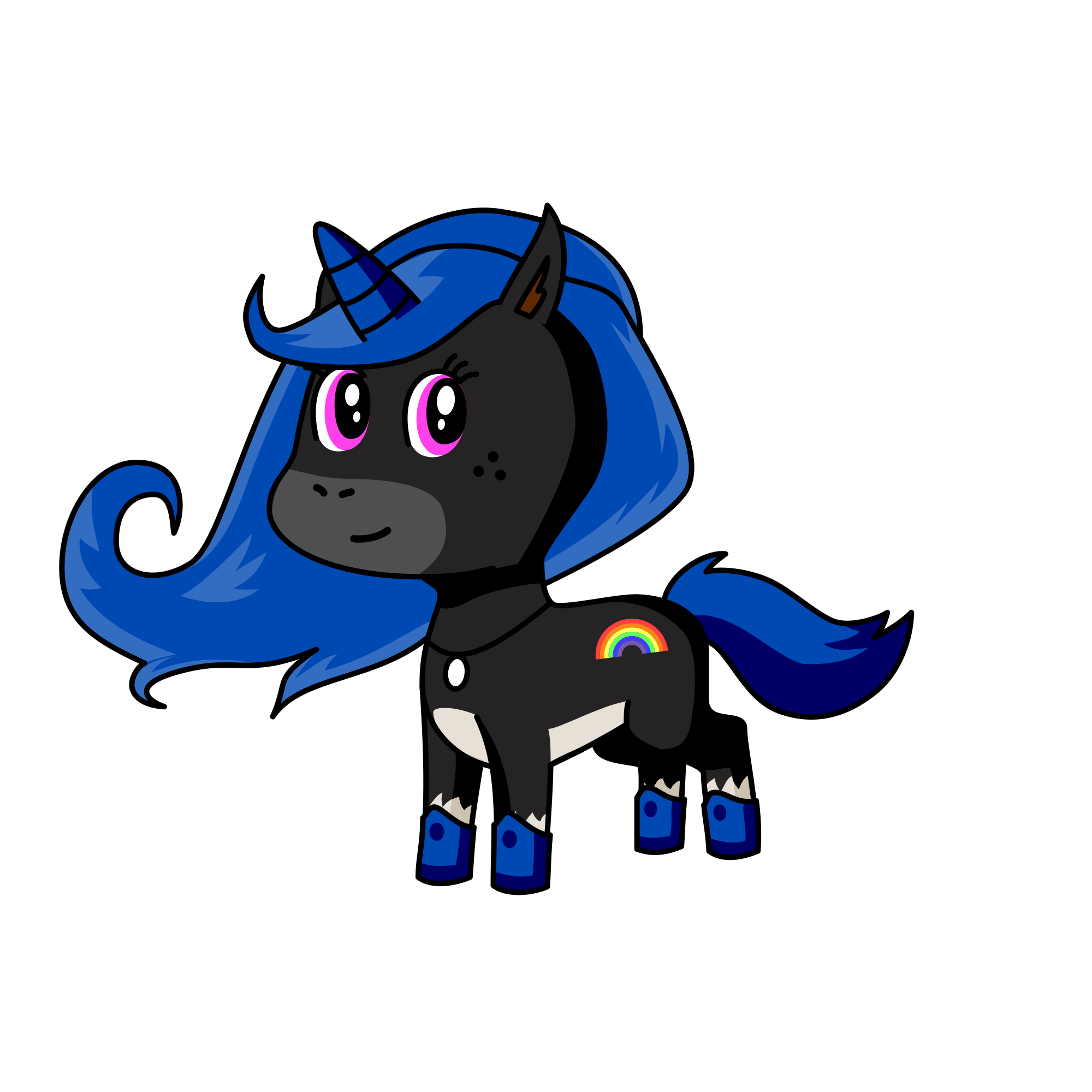 Luna, the unicorn
