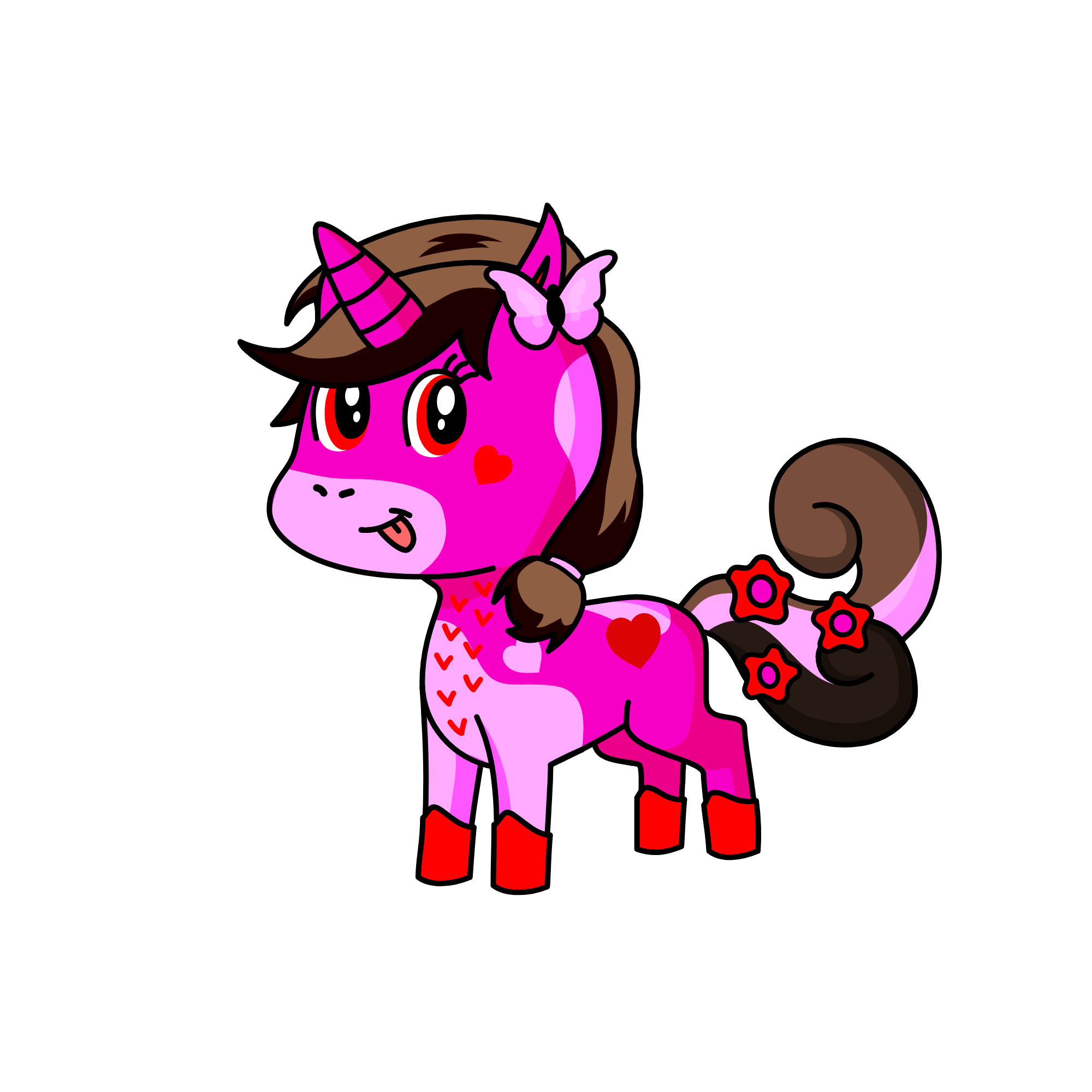 Mimie, the unicorn