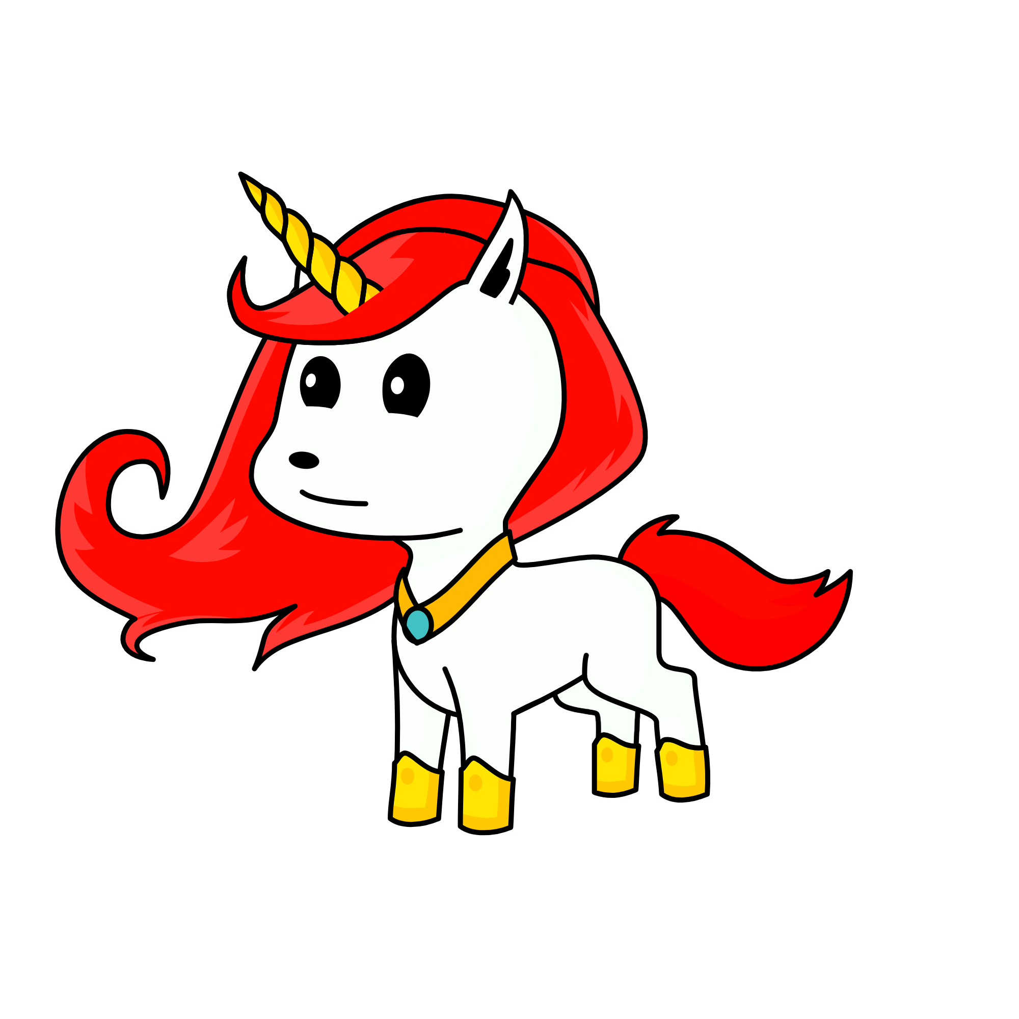 Princess Sahara, the unicorn