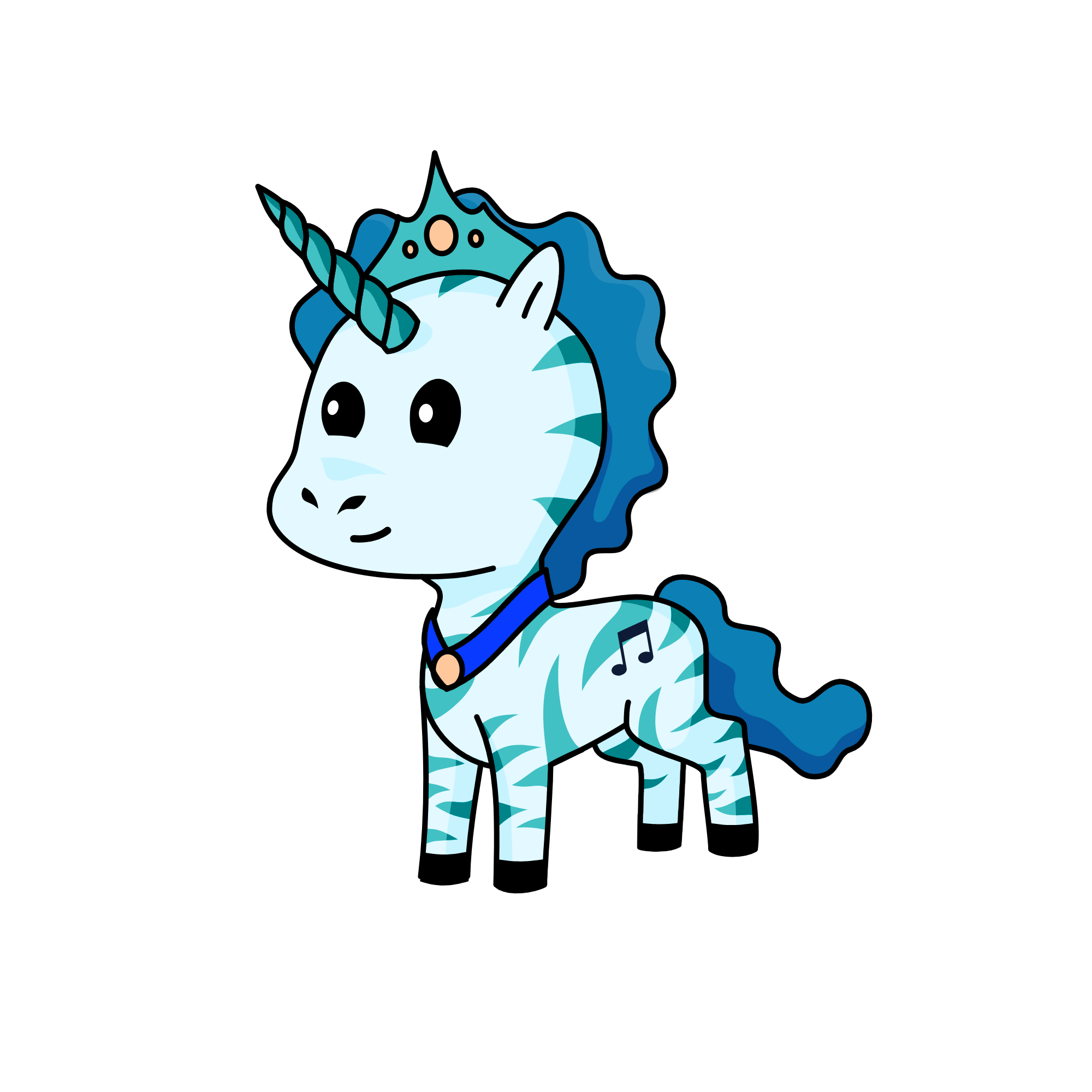 Coral, the unicorn