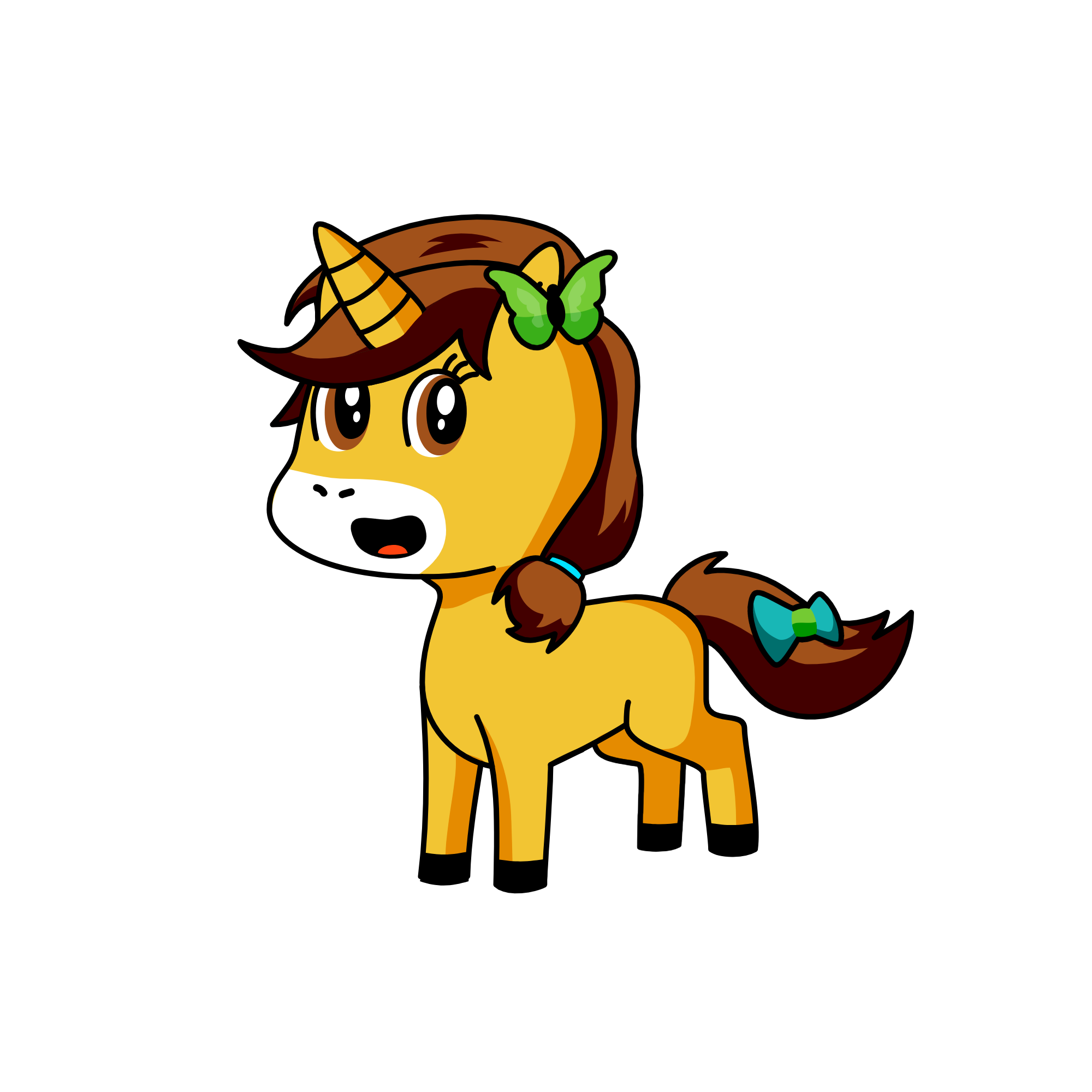 Dawn, the unicorn