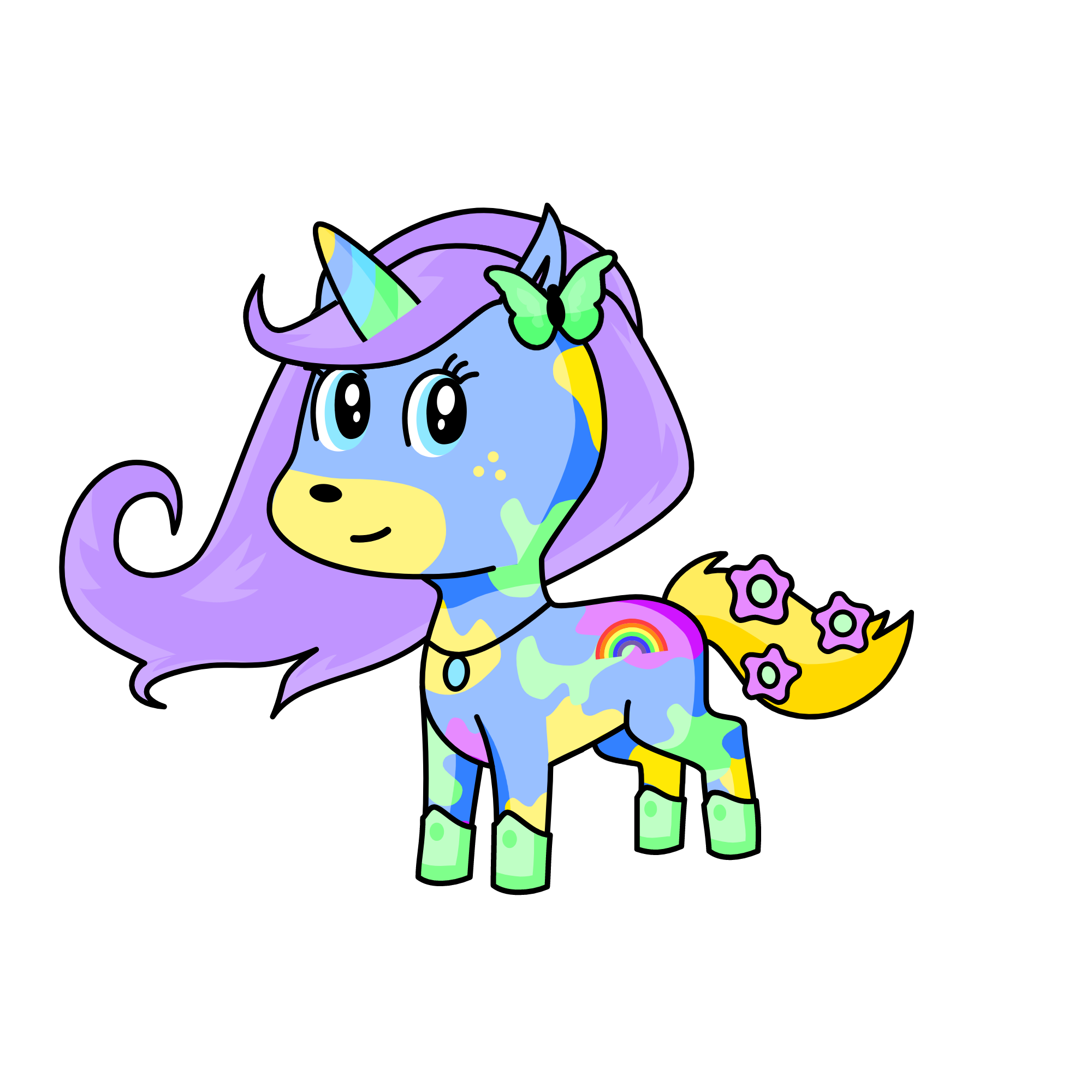 Cupcake 🌈, the unicorn