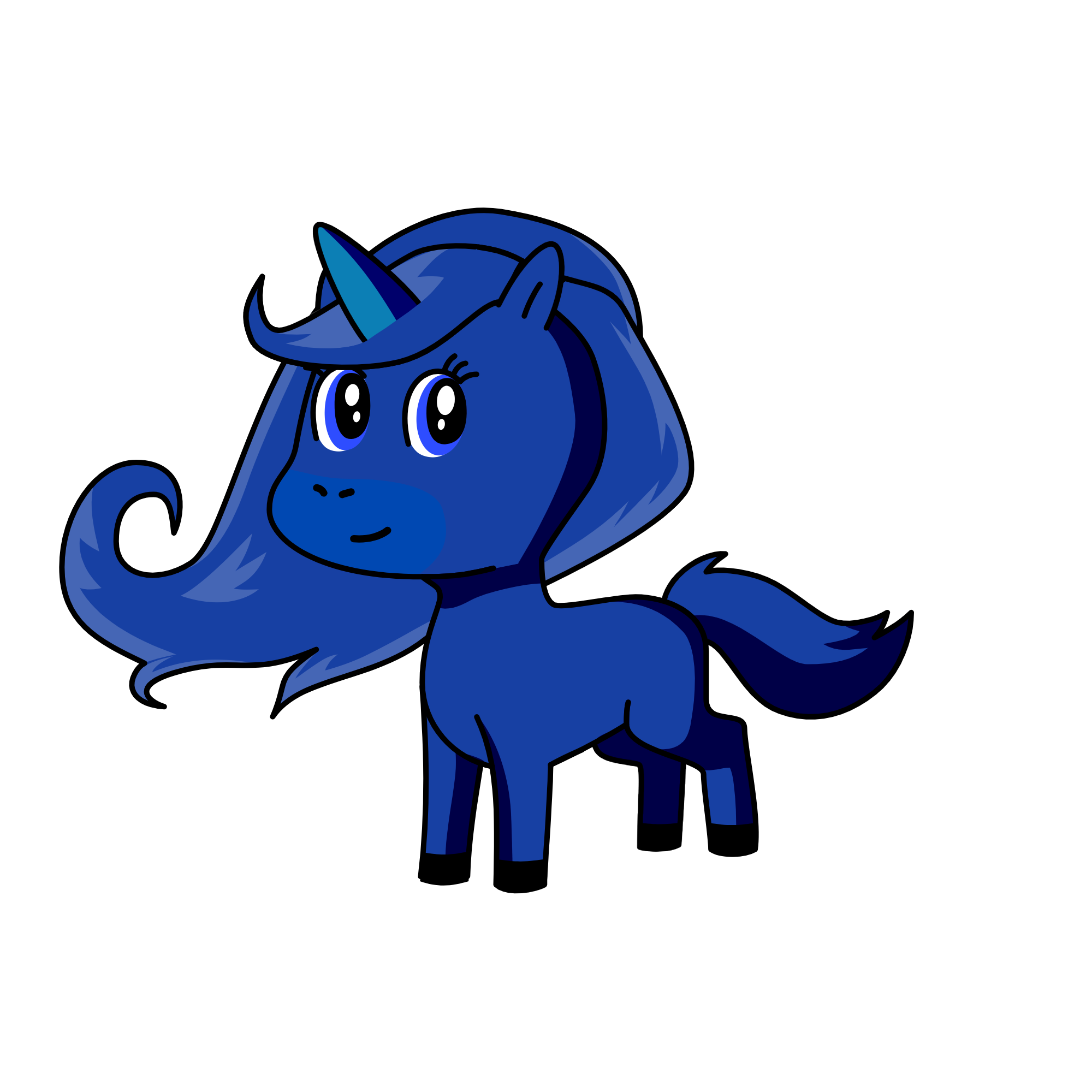 navyblue💙🎧, the unicorn