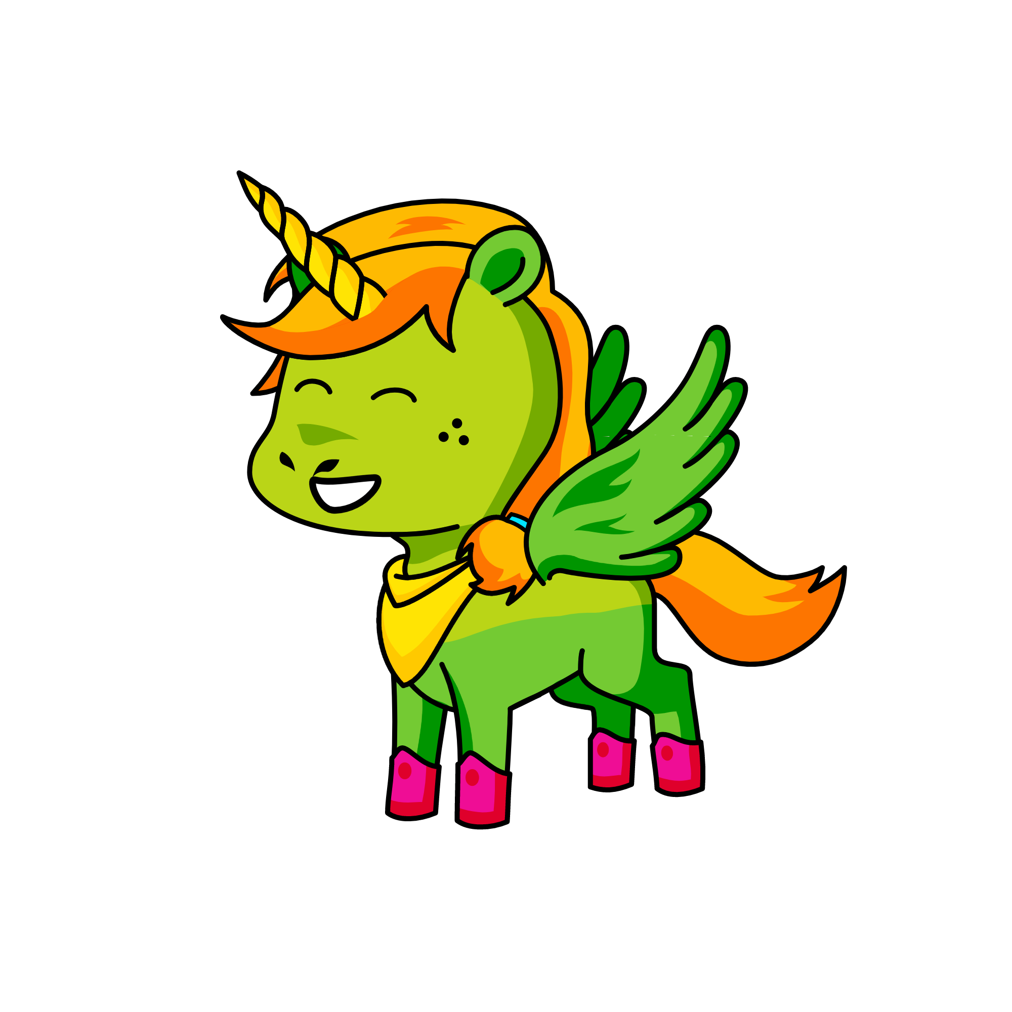 apple pumpkin, the unicorn