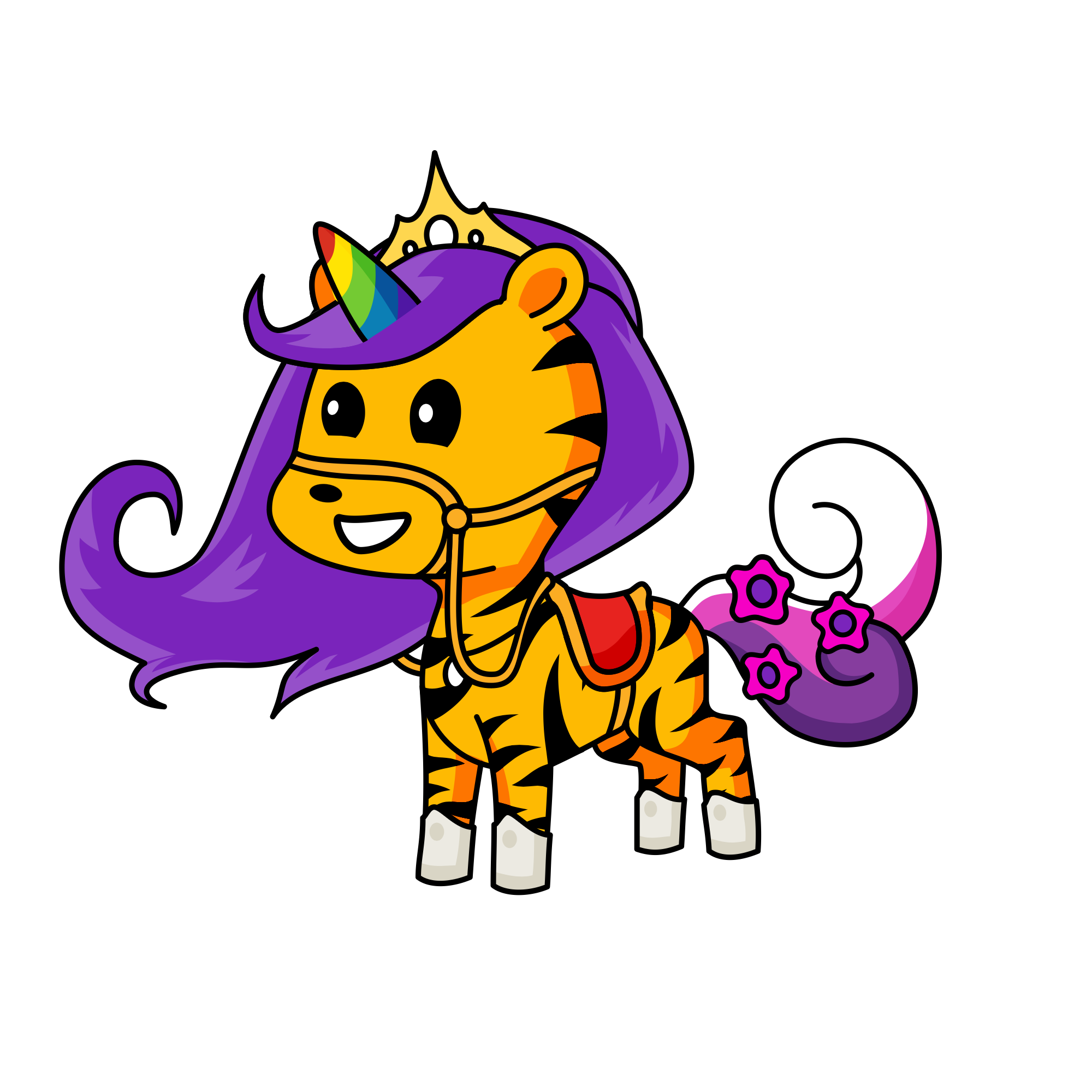 Fluffy, the unicorn