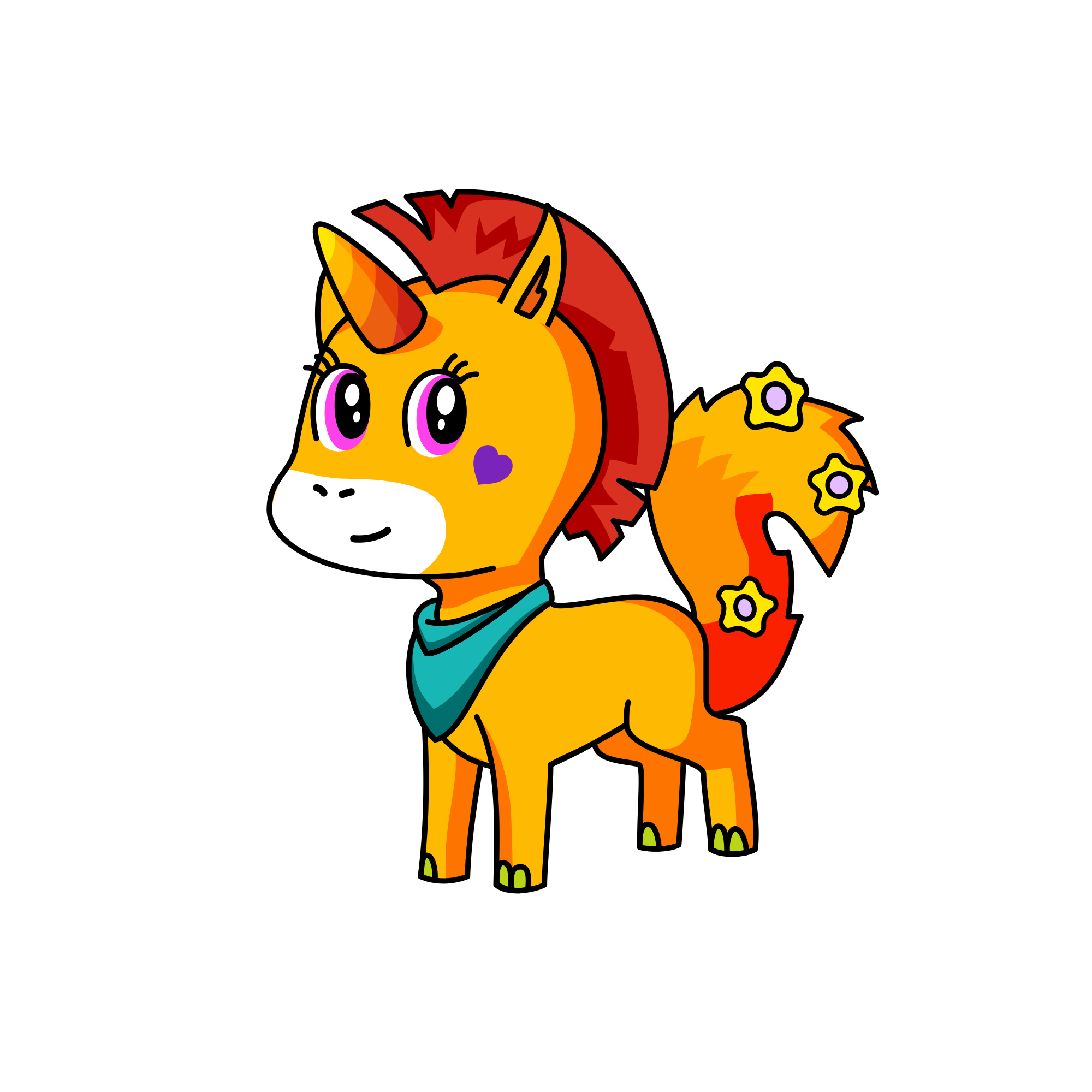 Heelo, the unicorn