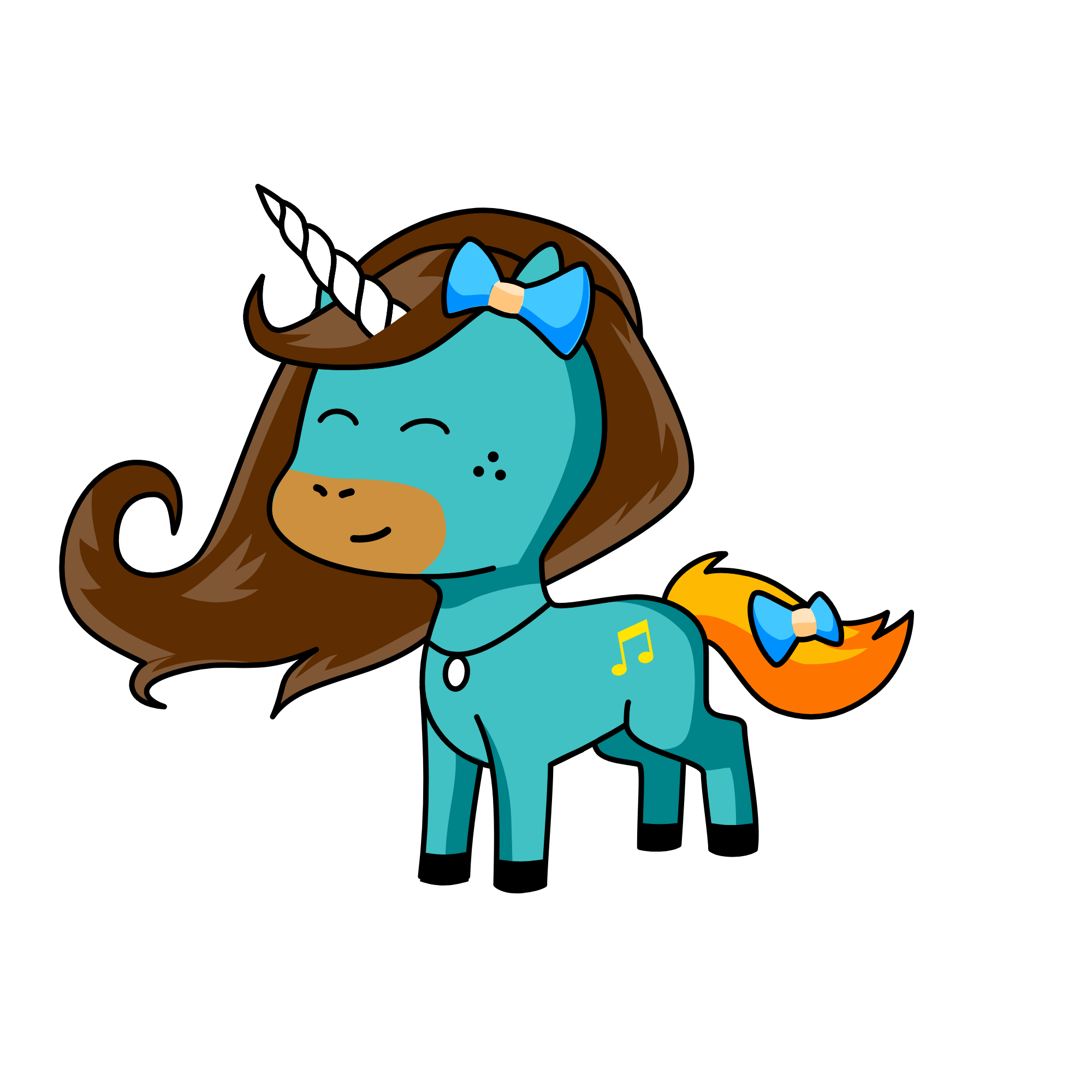 Ribbon, the unicorn