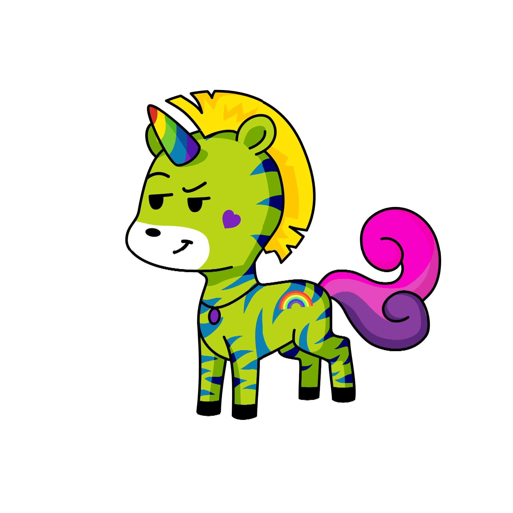 A, the unicorn