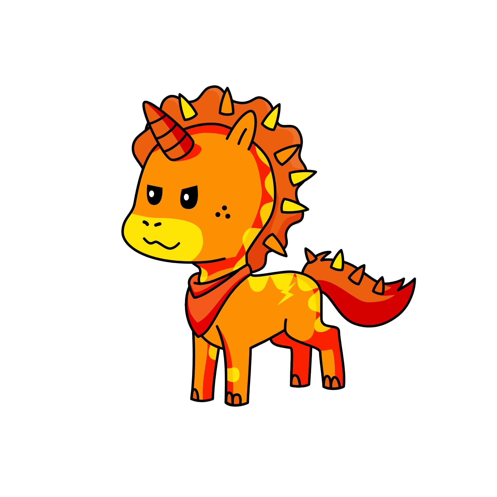 Fire Vador, the unicorn