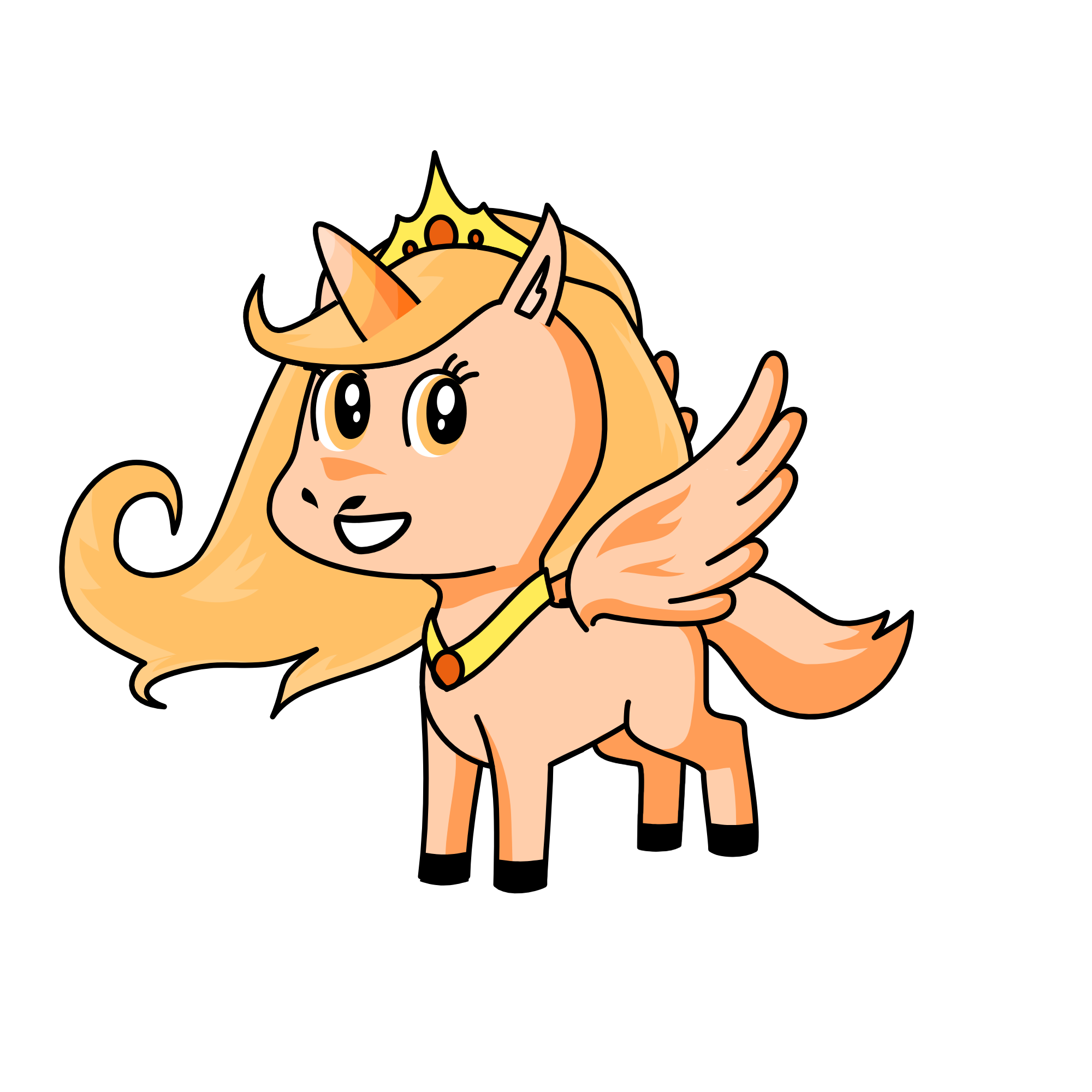 Queen Sand, the unicorn