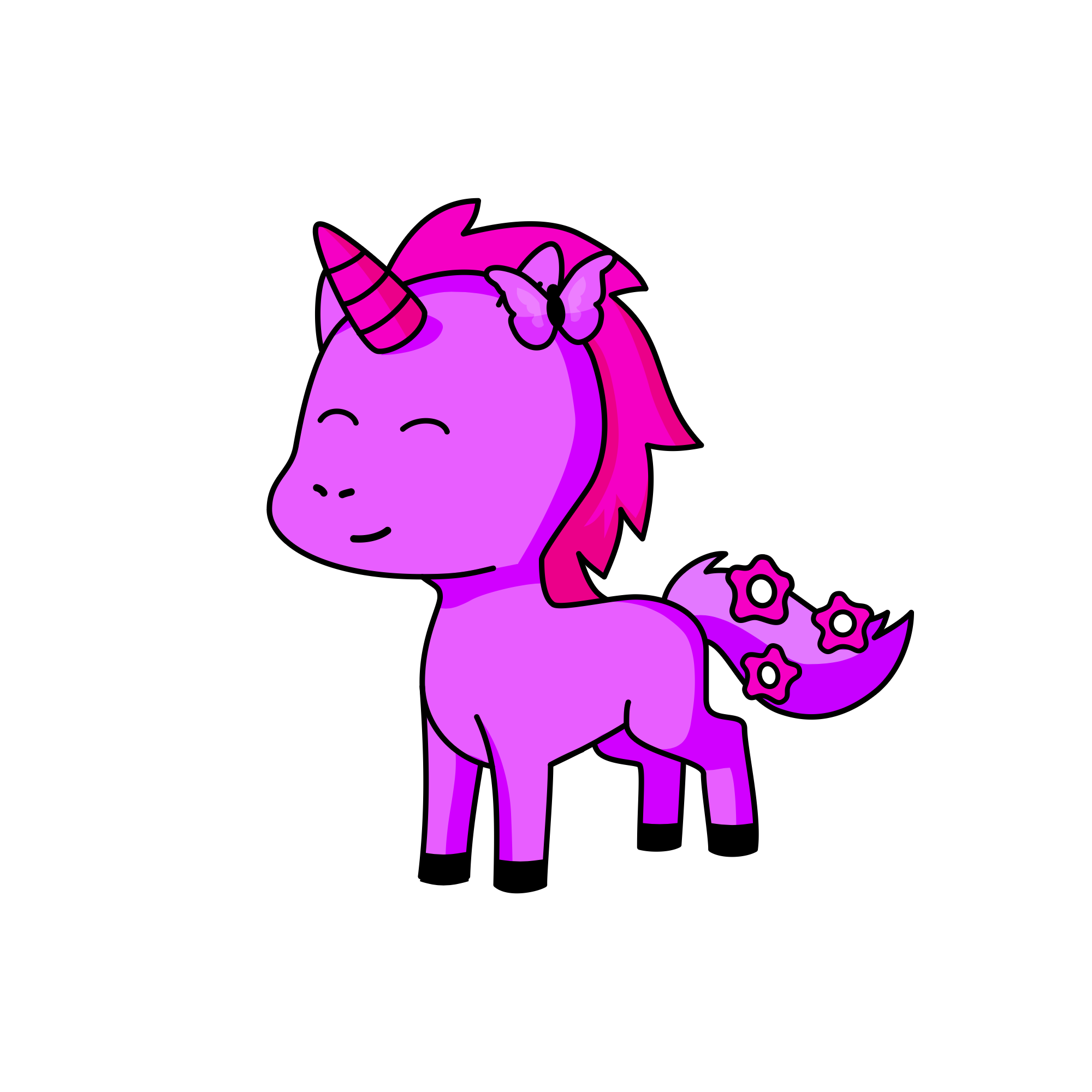 Butterfly , the unicorn